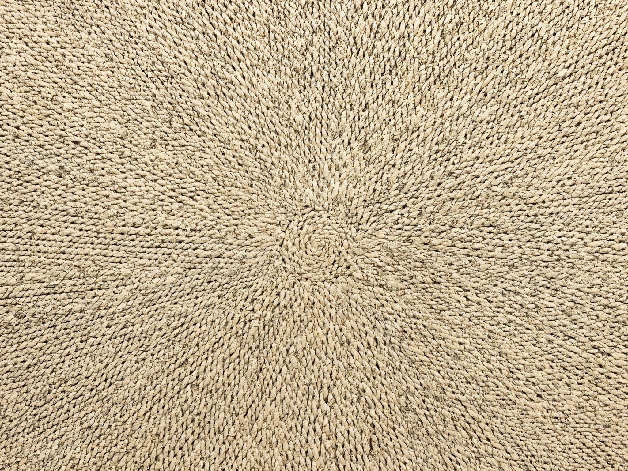 Four Hands Grass Roots Pascal Round Light Natural Coffee Table