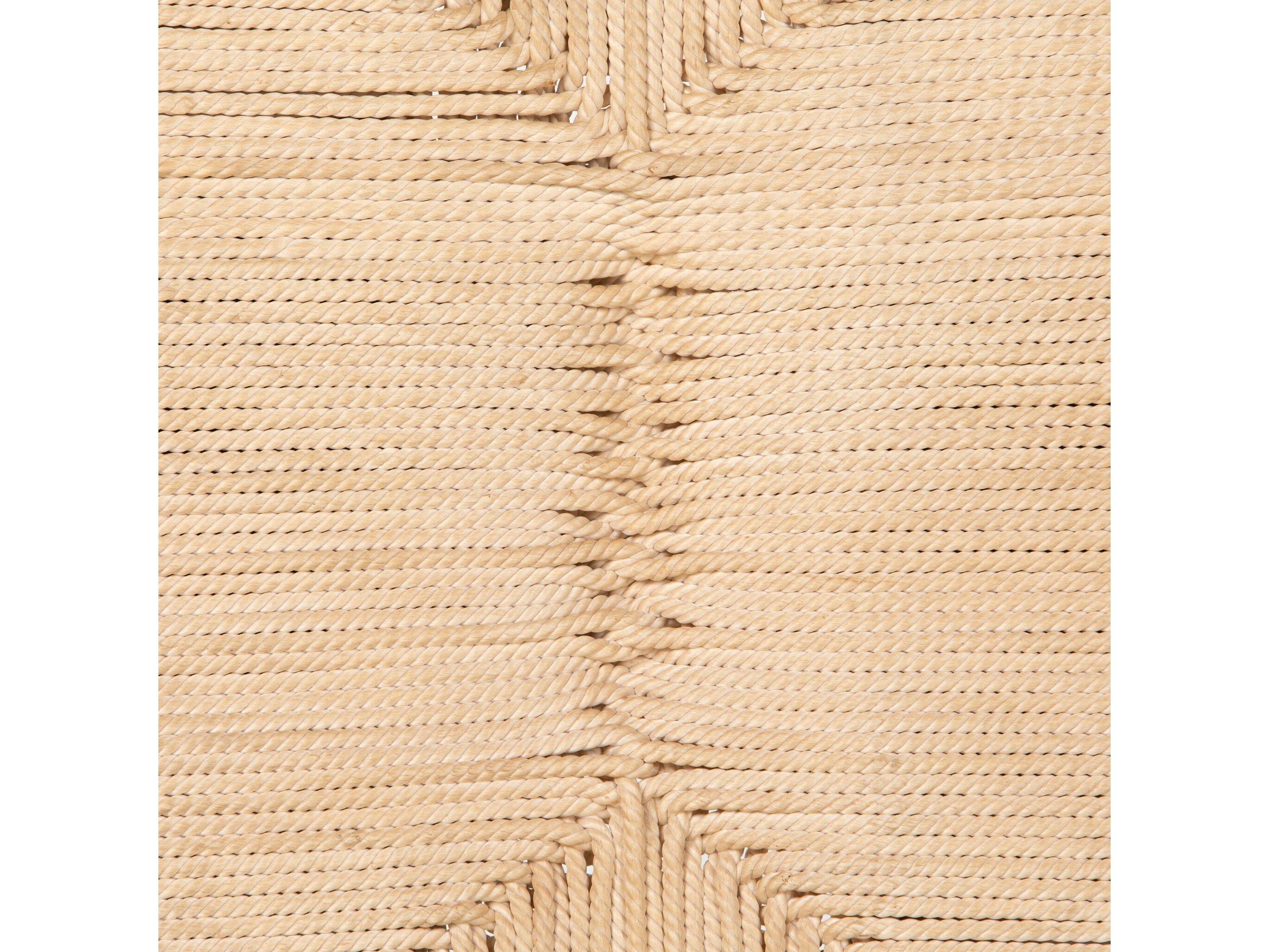 Four Hands Grass Roots Russet Mahogany Vintage Cotton Brown Accent Stool