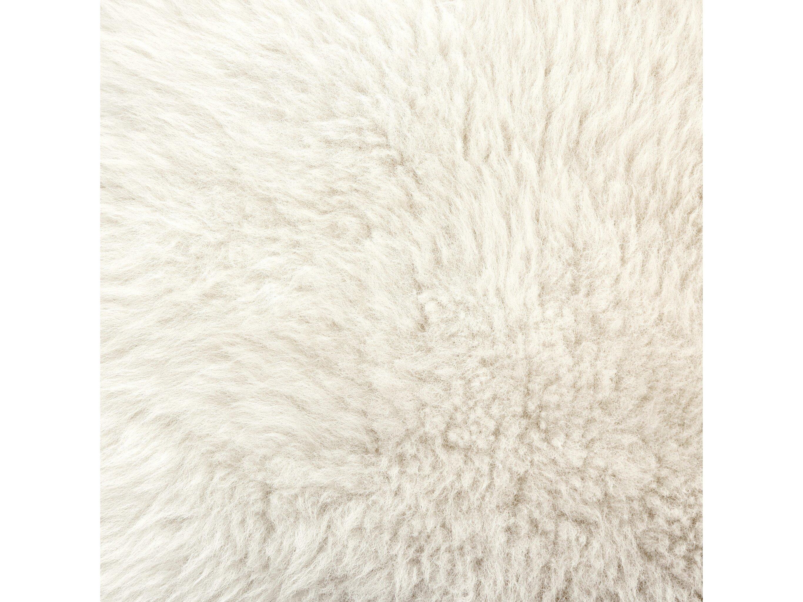 Four Hands Mateo Lalo Lambskin Throw Cream