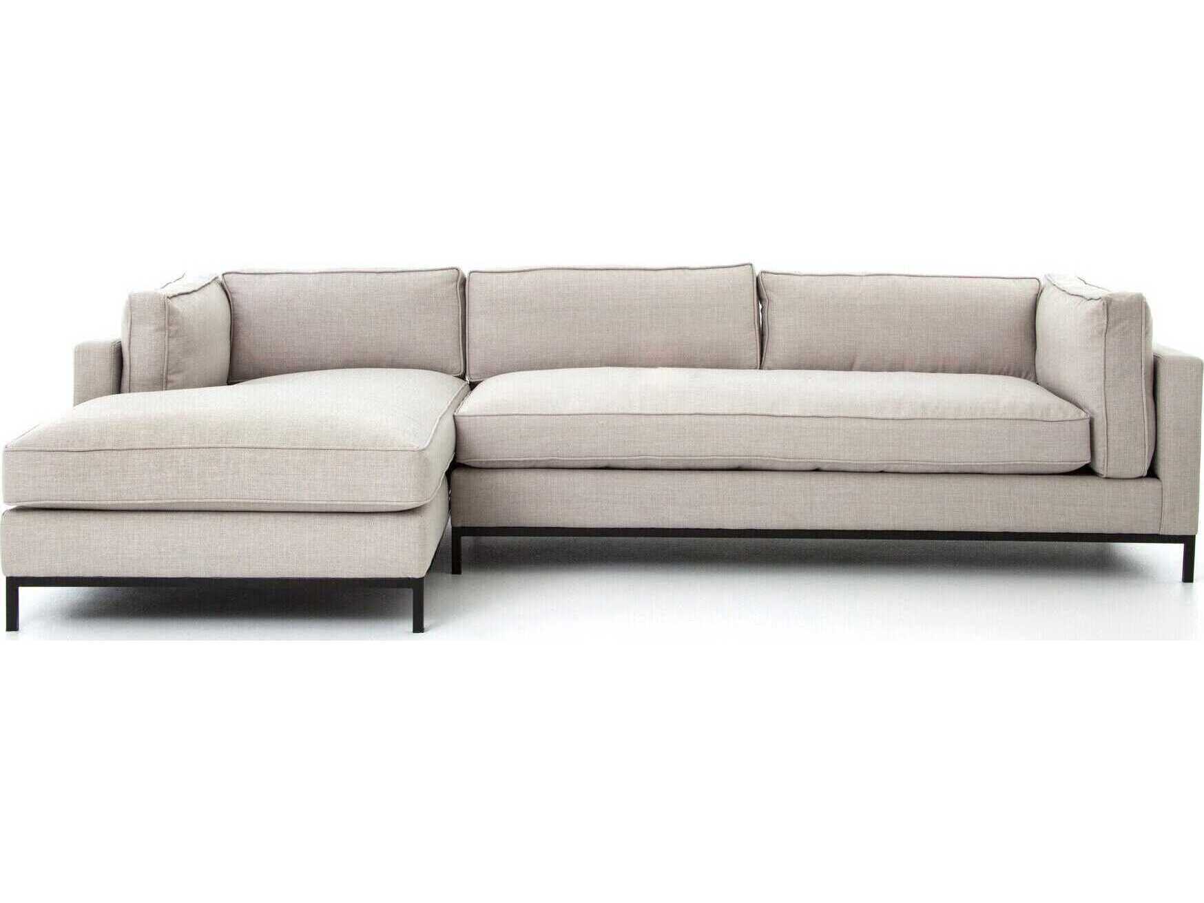 Four Hands Atelier Beige Upholstered Sectional Sofa