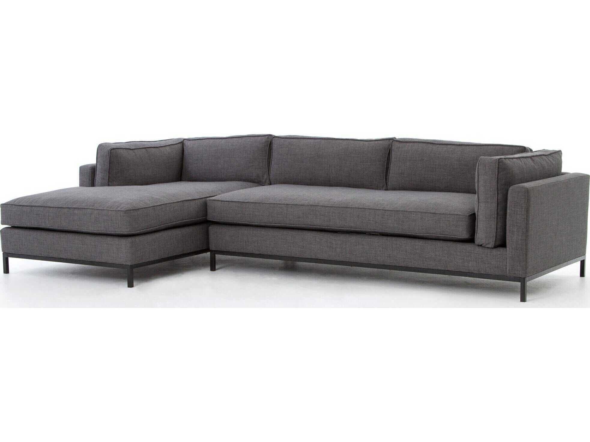 Four Hands Atelier Gray Upholstered Sectional Sofa