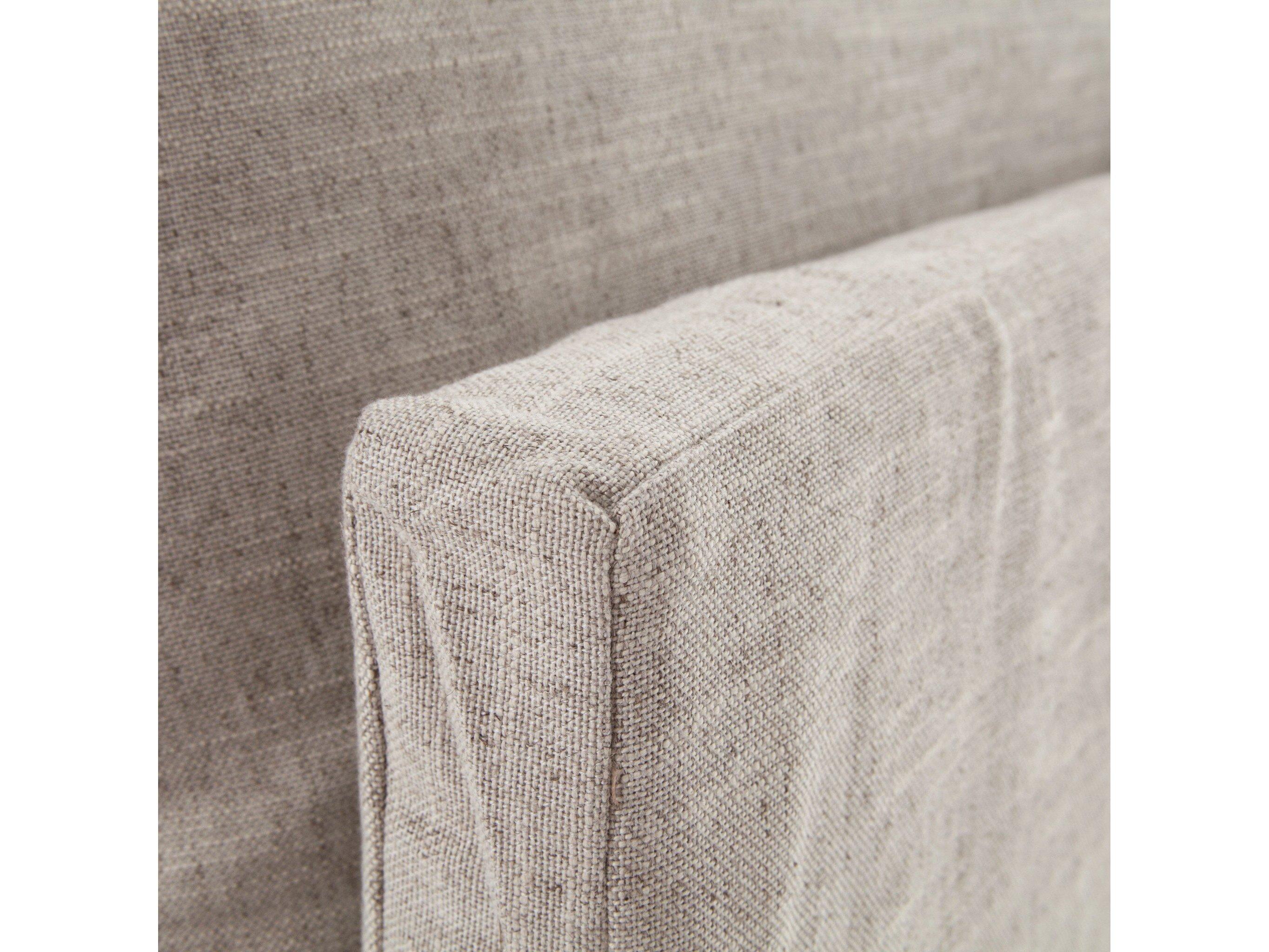 Four Hands Atelier Habitat Valley Nimbus Espresso Gray Upholstered Sofa