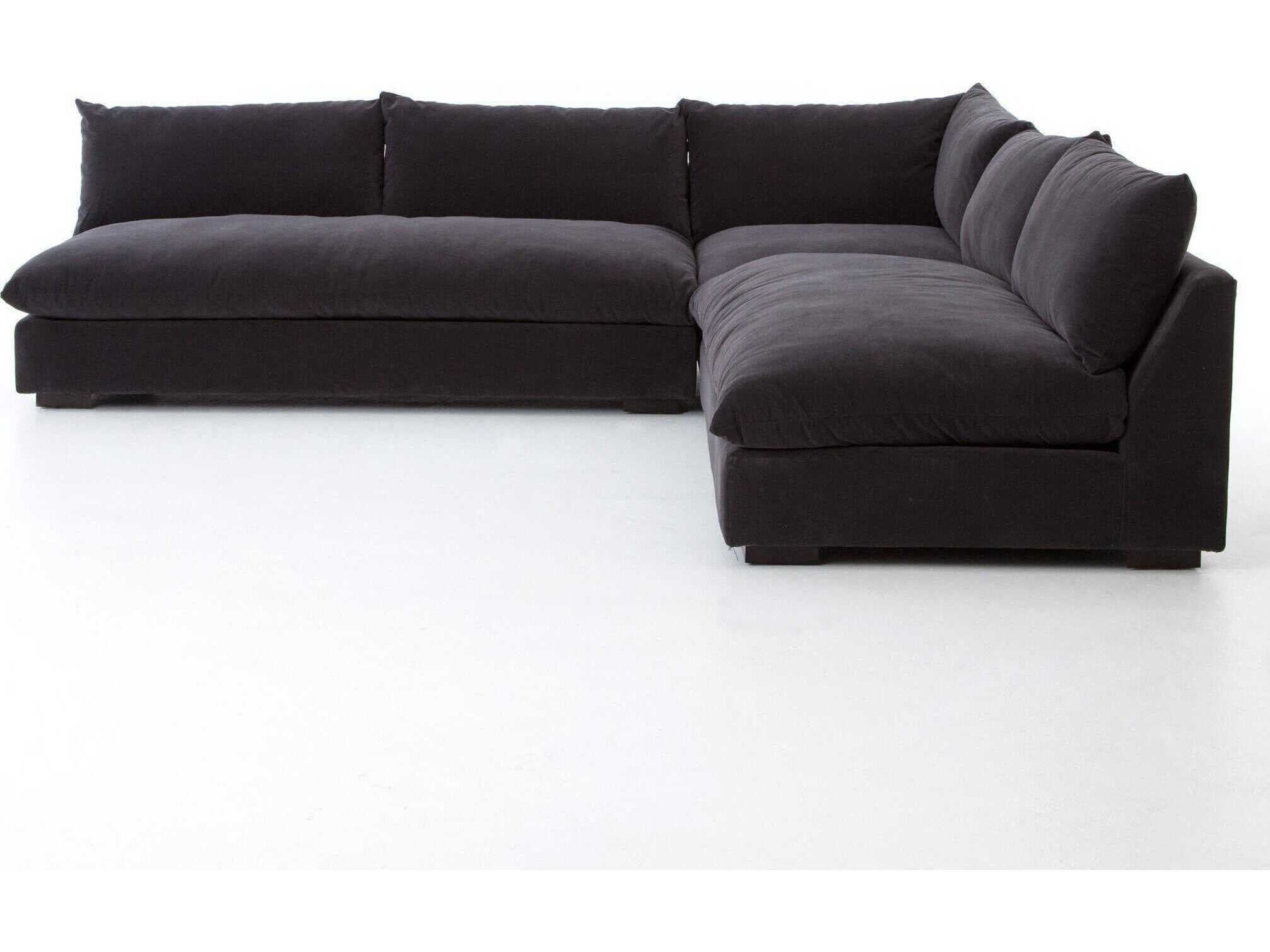 Four Hands Atelier Grant Gray Upholstered Sectional Sofa