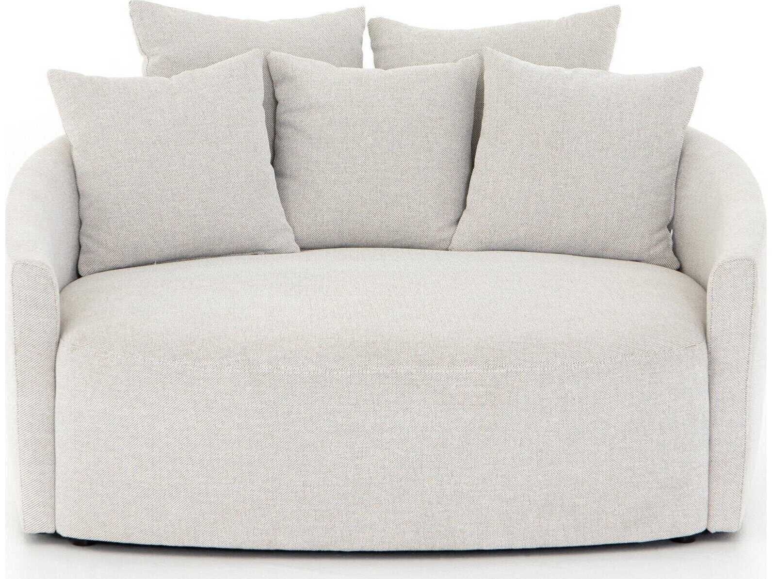 Four Hands Atelier Chloe Delta Bisque Cream Upholstered Chaise