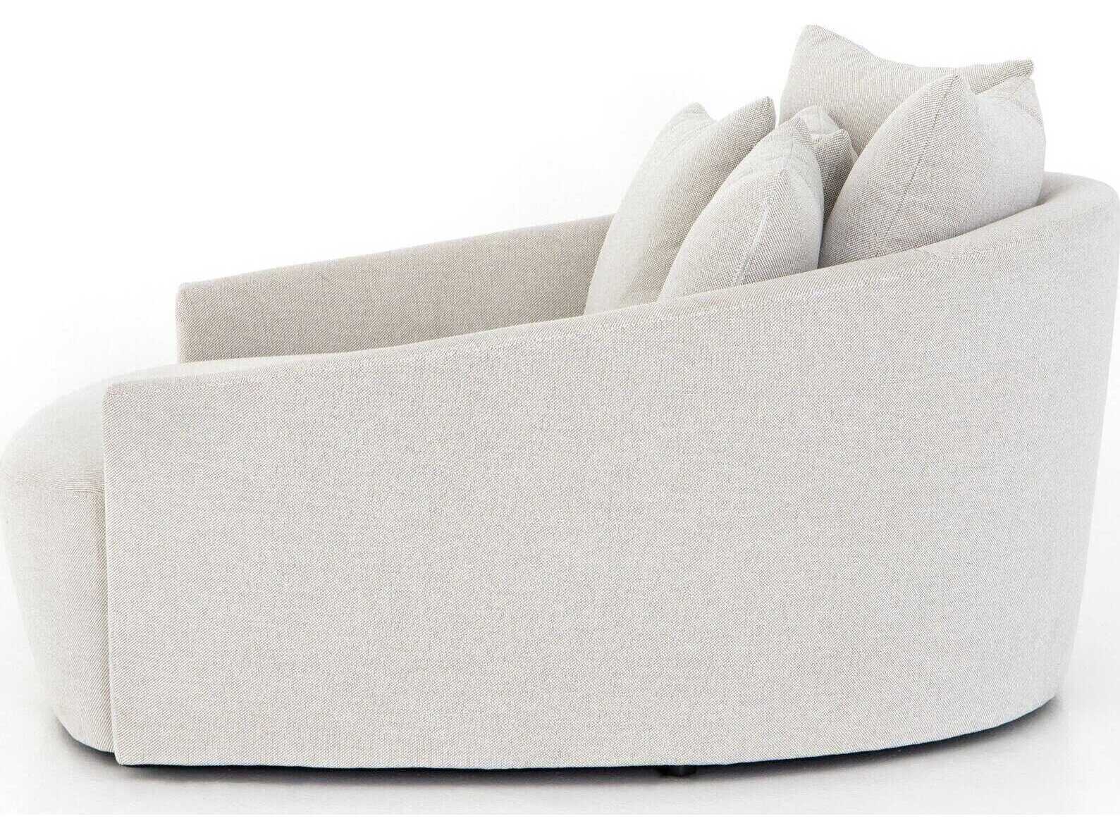 Four Hands Atelier Chloe Delta Bisque Cream Upholstered Chaise