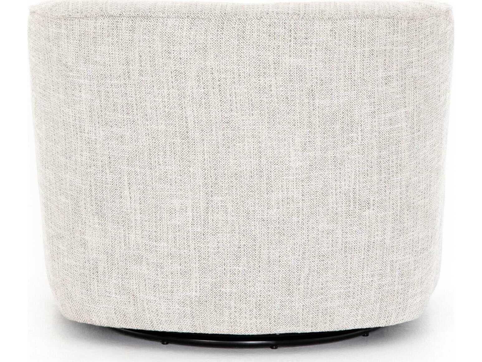 Four Hands Atelier Mila Swivel Cream Fabric Accent Chair