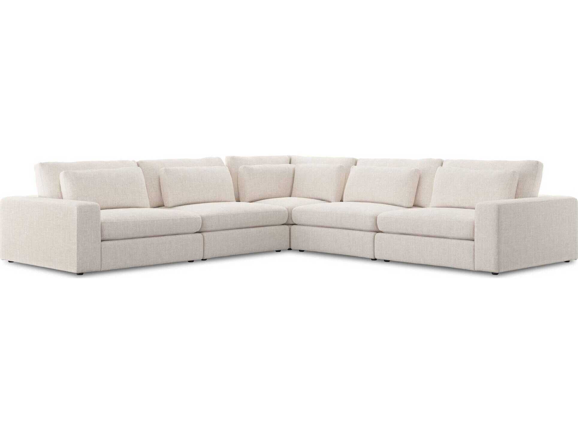 Four Hands Atelier Bloor 5 - Piece Beige Upholstered Sectional Sofa