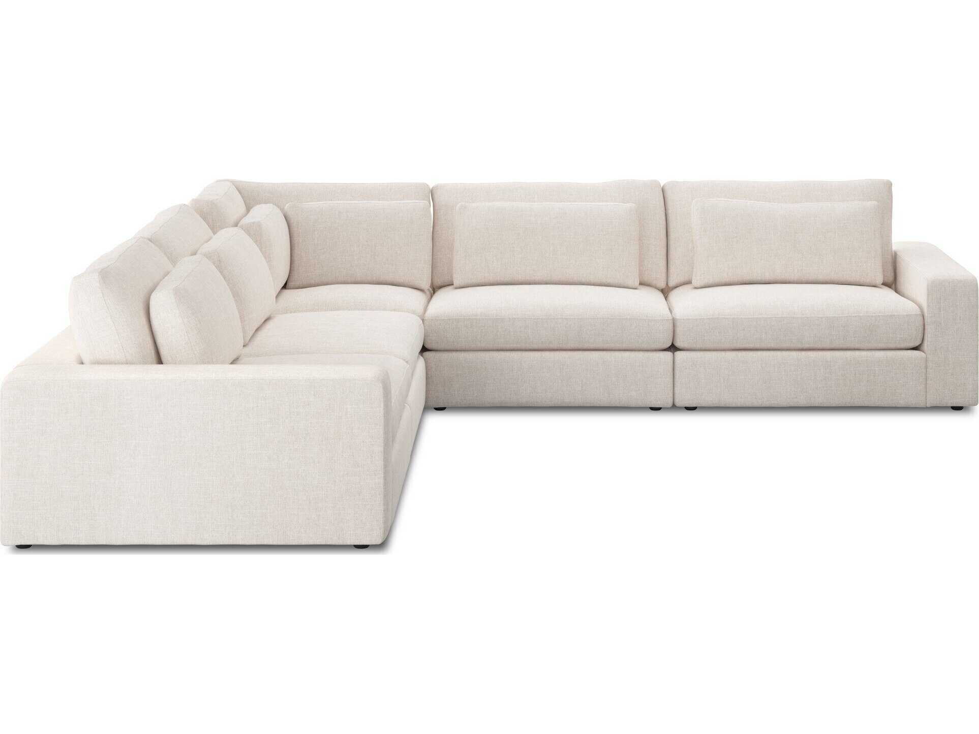 Four Hands Atelier Bloor 5 - Piece Beige Upholstered Sectional Sofa