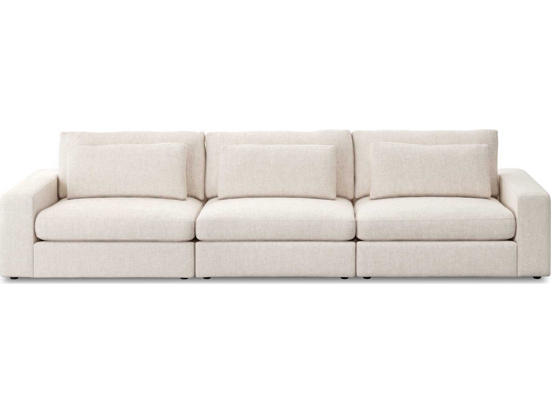 Four Hands Atelier Bloor 3 - Piece Beige Upholstered Sectional Sofa