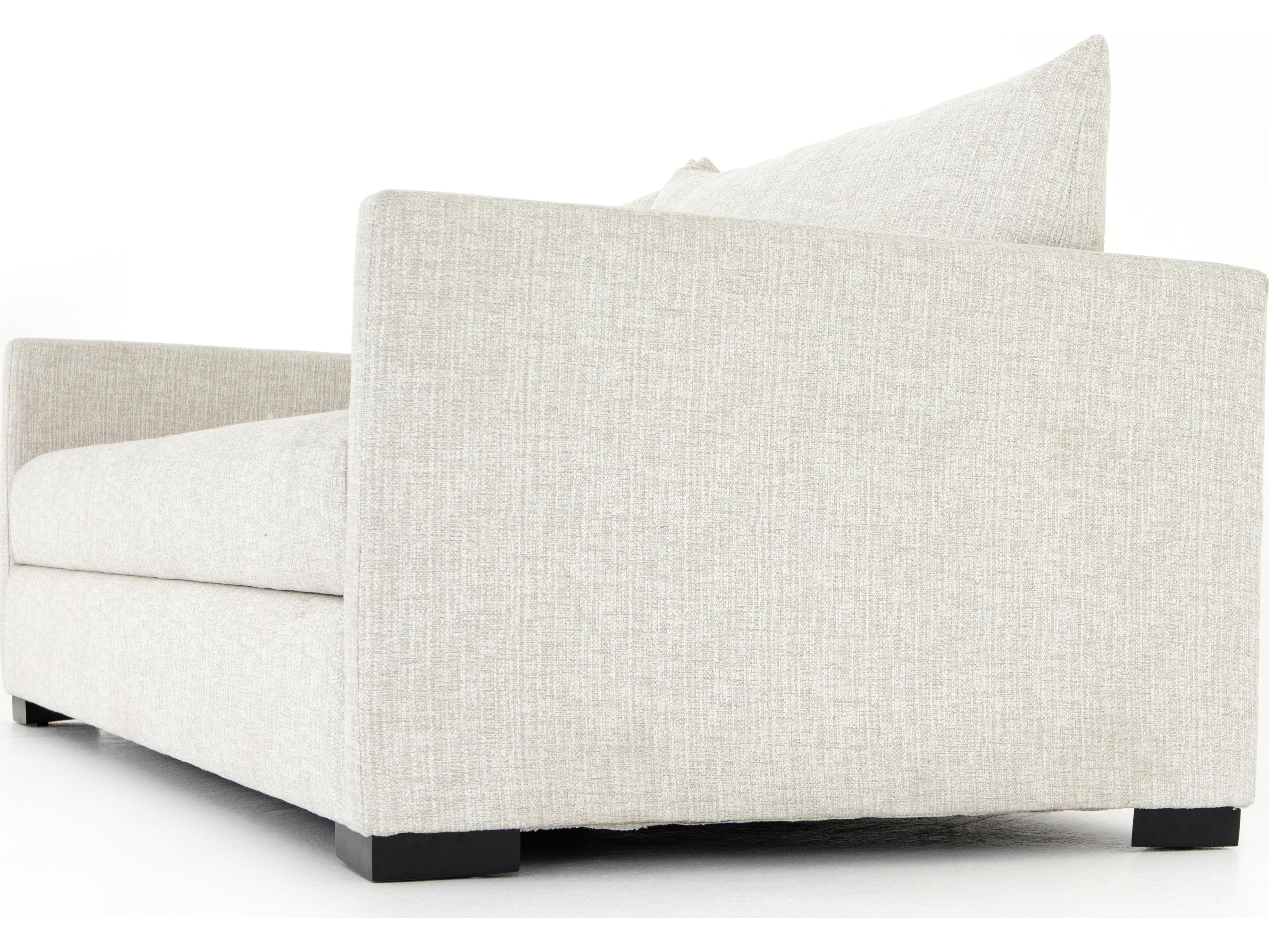 Luxecor Globetrotter Wickham Alameda Snow Espresso Cream Upholstered Sofa Bed