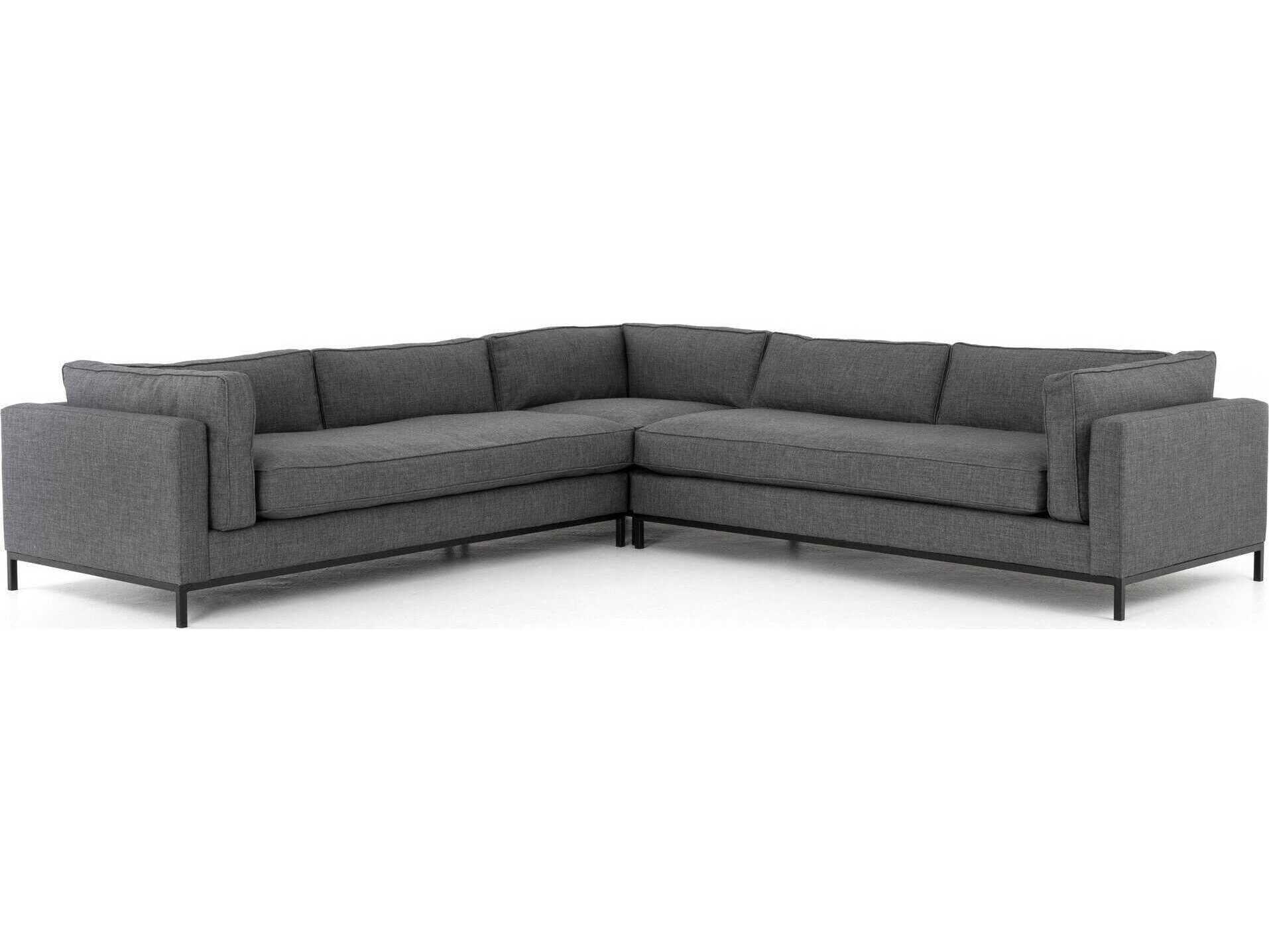 Four Hands Atelier Gray Upholstered Sectional Sofa