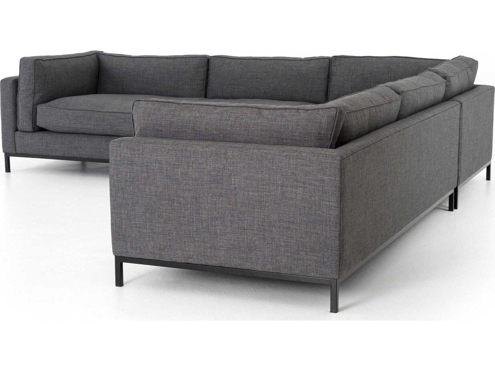 Four Hands Atelier Gray Upholstered Sectional Sofa