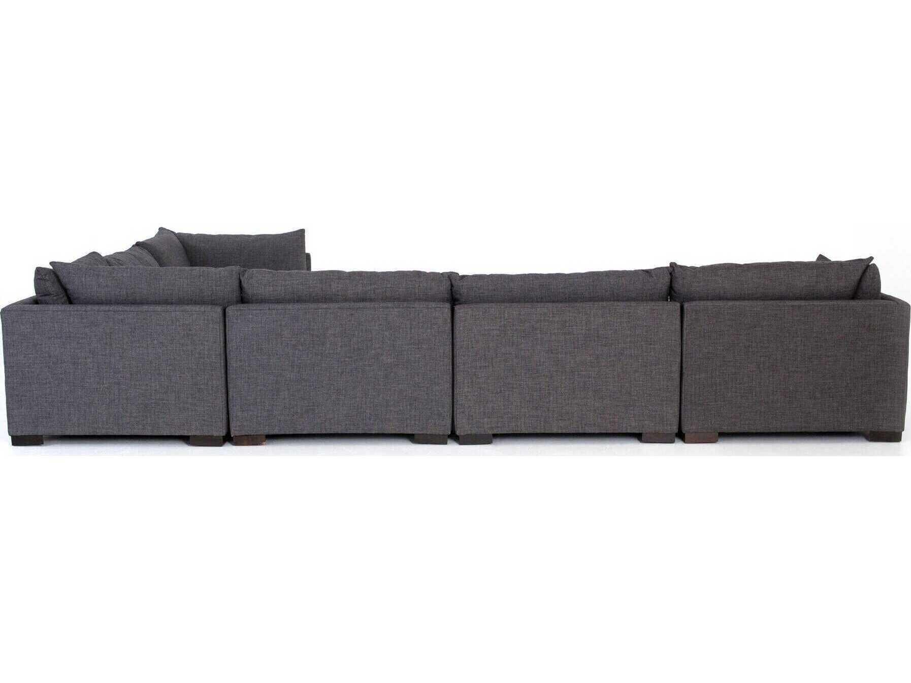 Four Hands Atelier Westwood 6 - Piece Gray Upholstered Sectional Sofa