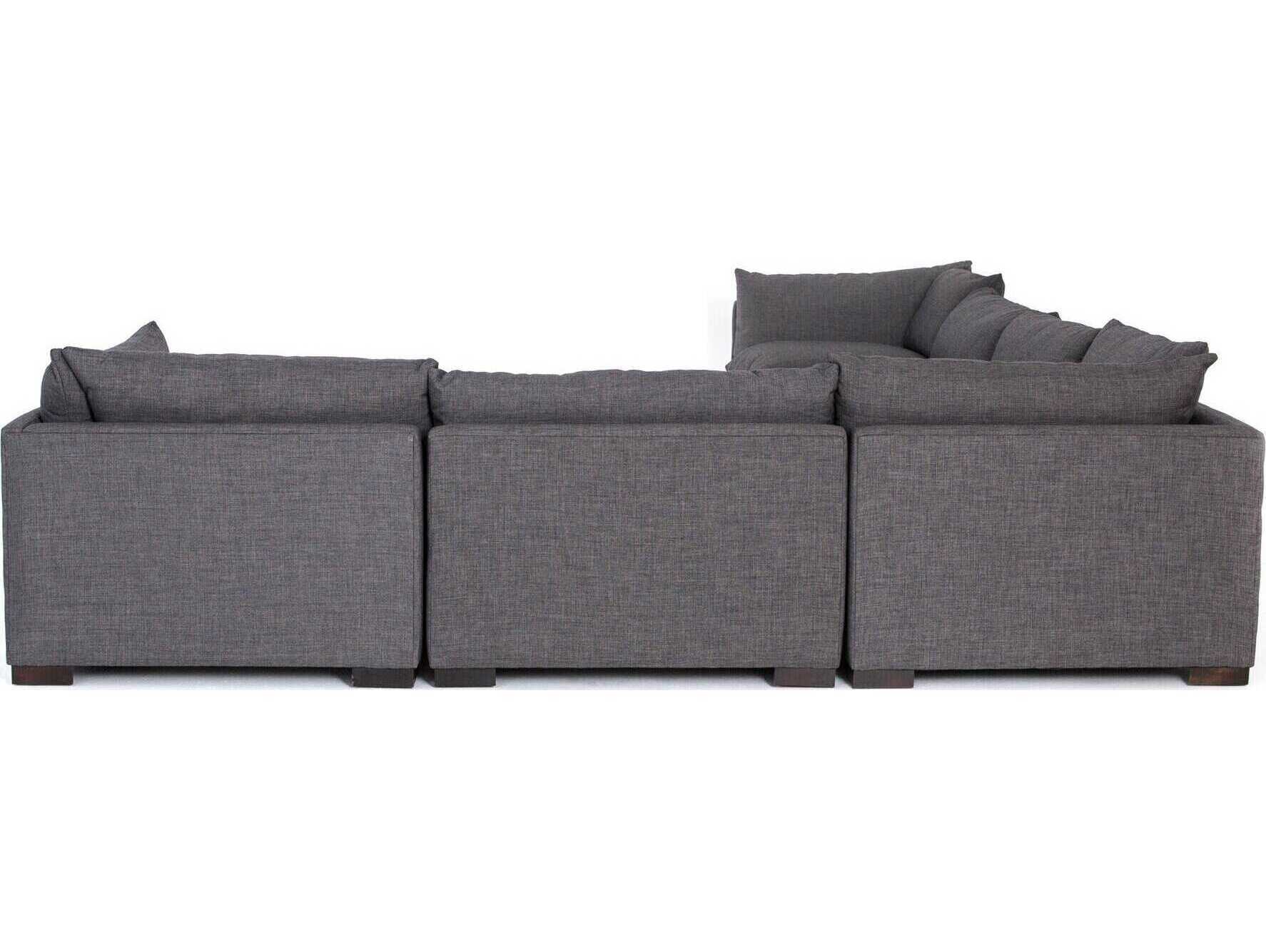 Four Hands Atelier Westwood 6 - Piece Gray Upholstered Sectional Sofa