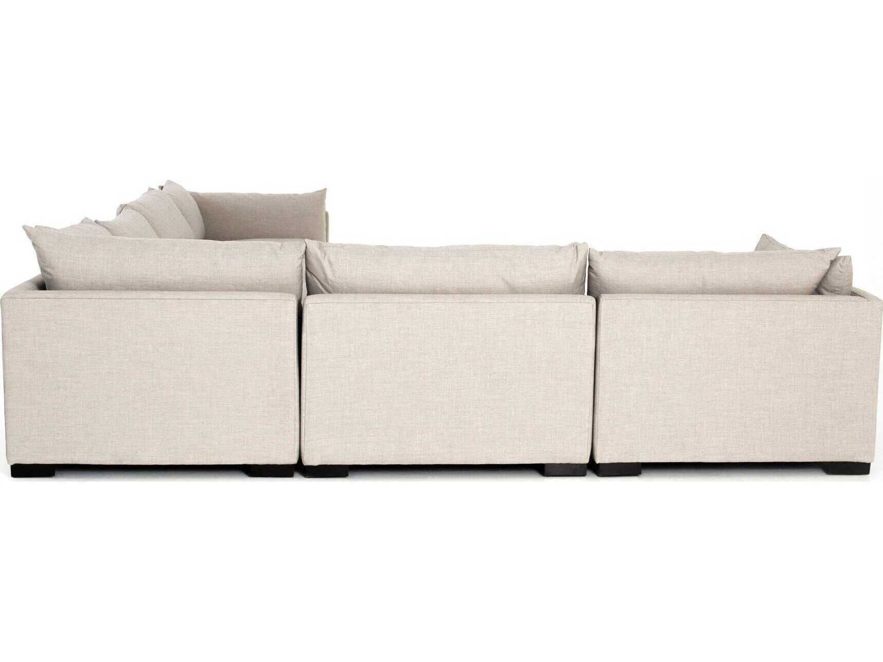 Four Hands Atelier Westwood 6 - Piece Beige Upholstered Sectional Sofa