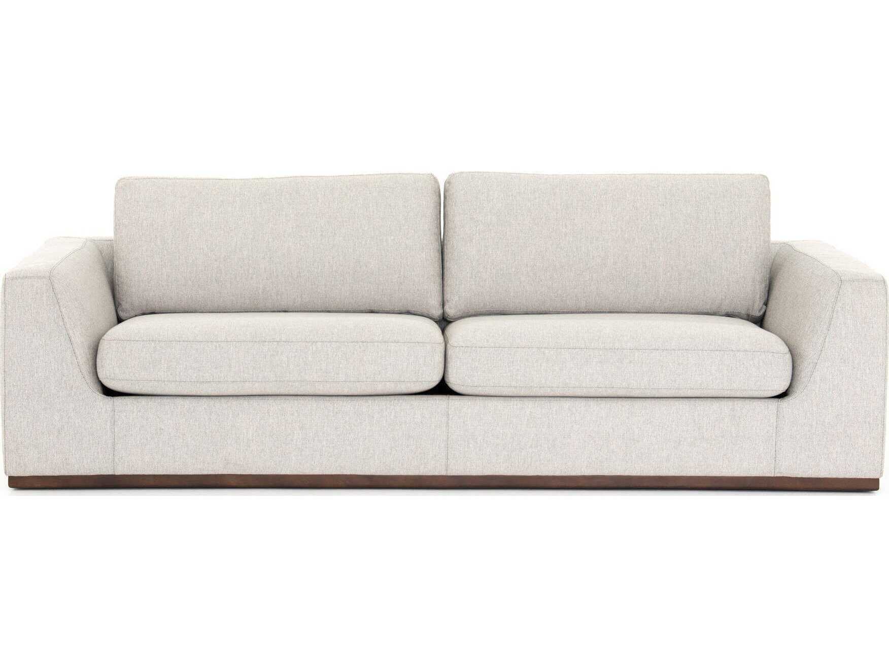 Four Hands Centrale Colt Aldred Silver Aged Sienna Gray Upholstered Sofa