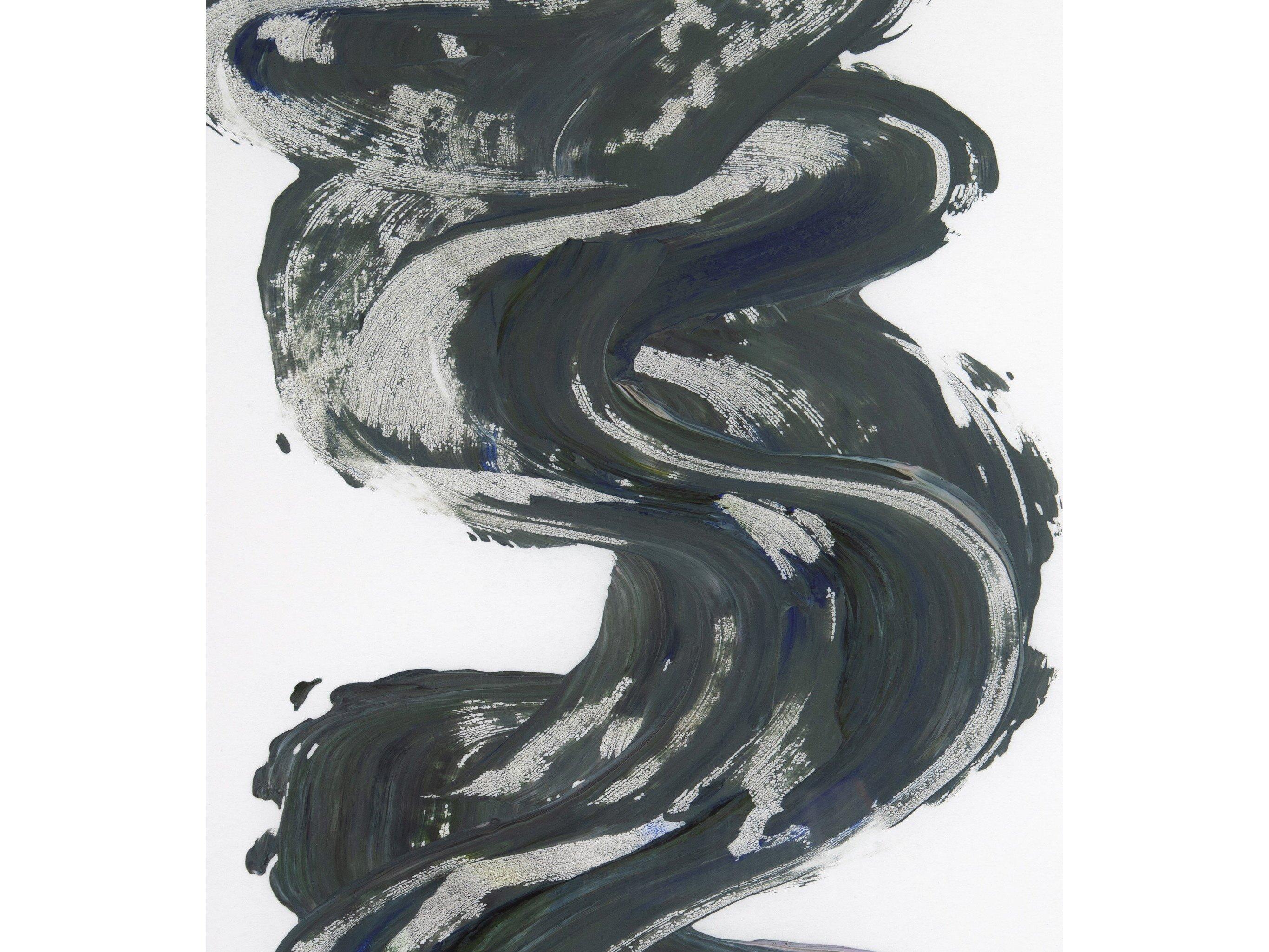 Four Hands Art Studio Marbled Stroke Print / Painting