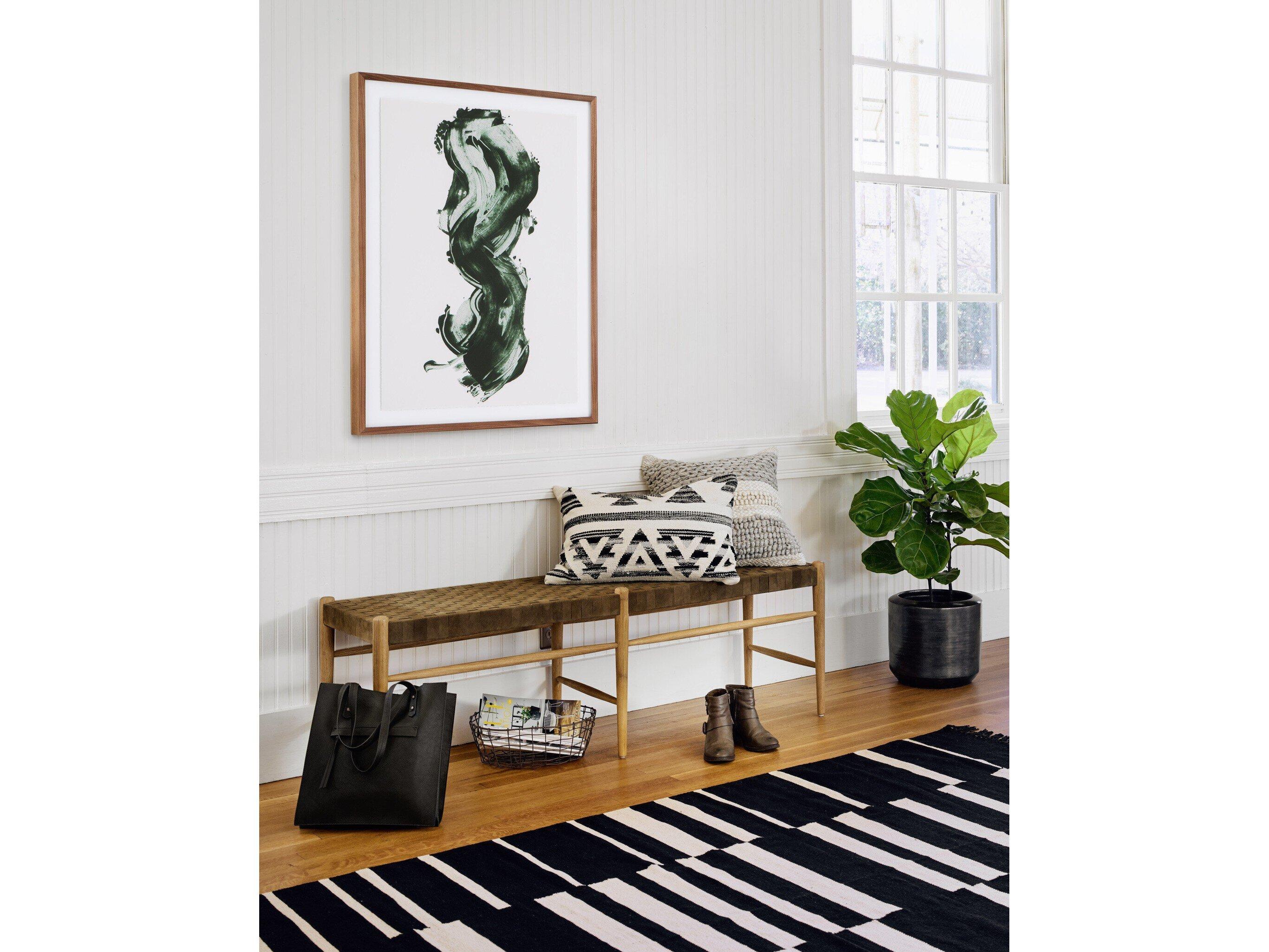 Four Hands Art Studio Green Stroke Print / Painting