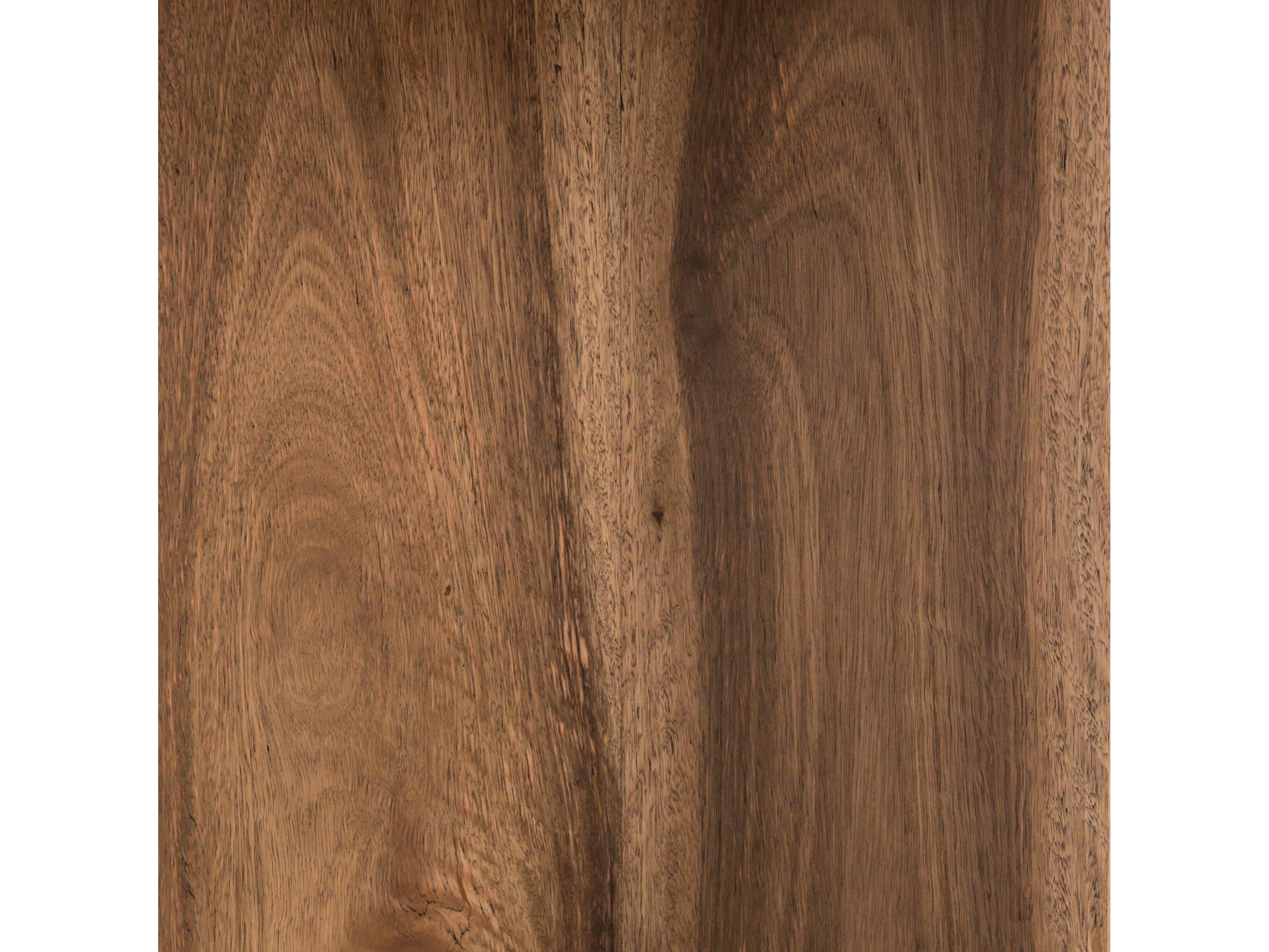 Four Hands Wesson Hudson Rectangular Wood Bronzed Iron Natural Yukas End Table