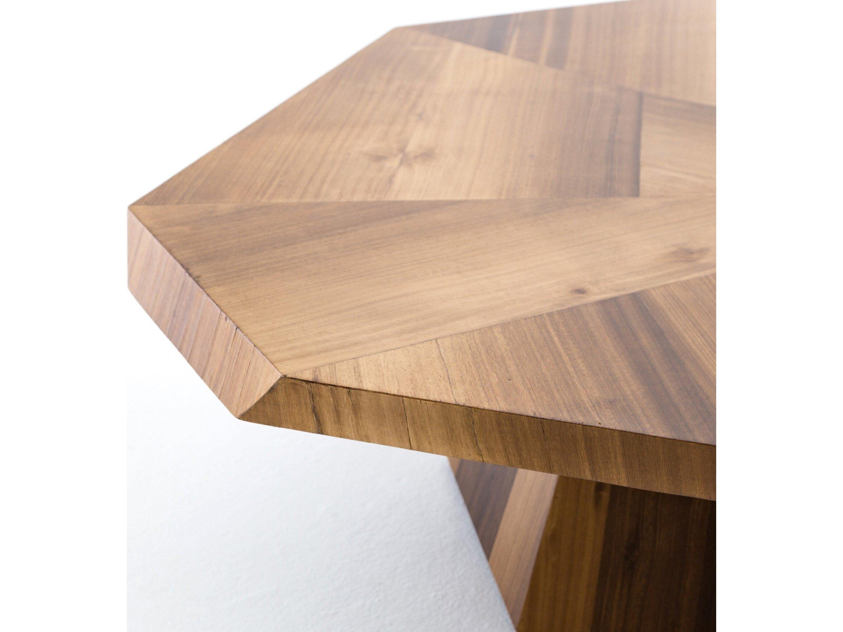 Four Hands Wesson Brooklyn Octagon Wood Blonde Yukas Coffee Table