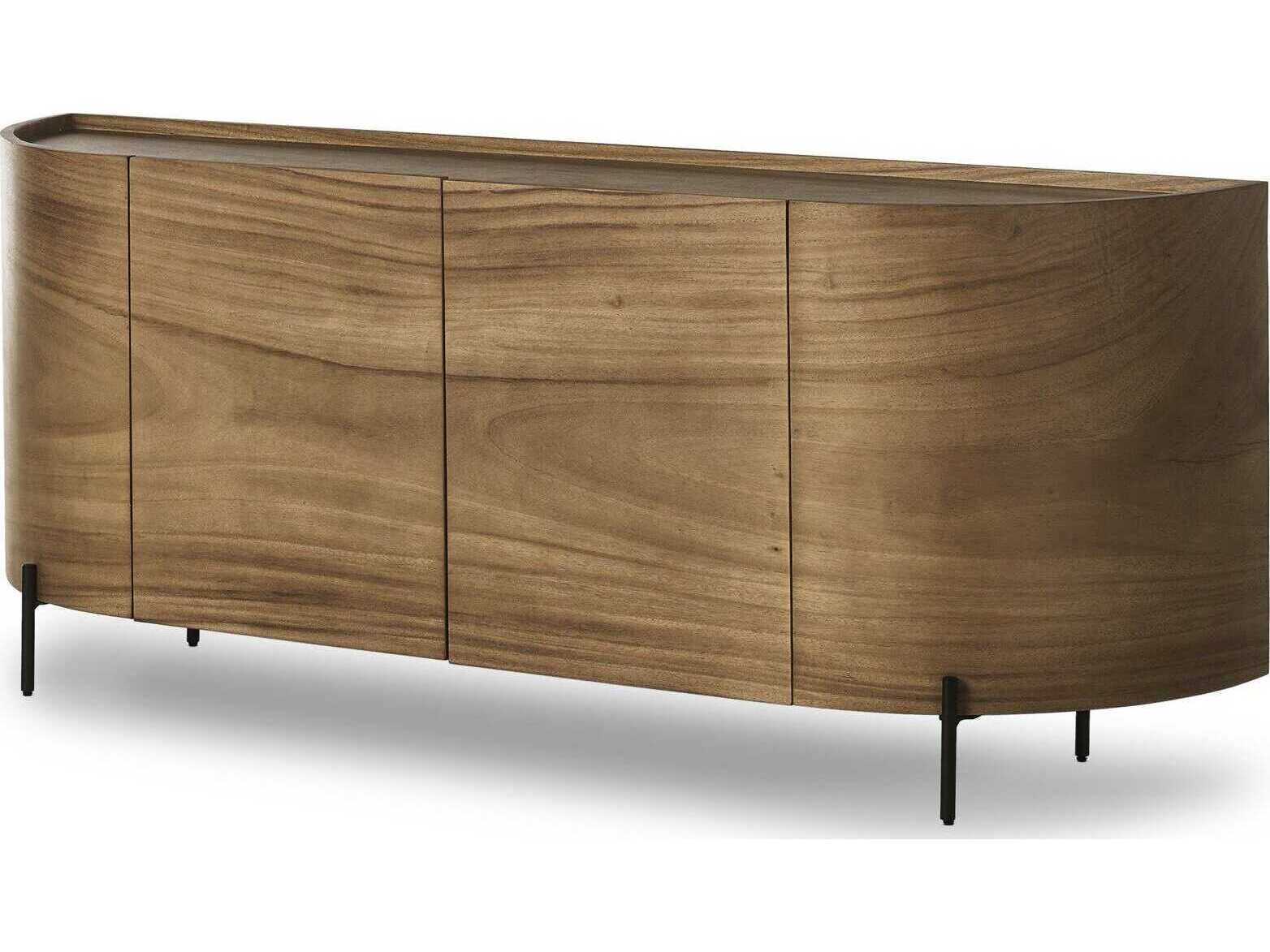 Four Hands Wesson Lunas 77" Gold Guanacaste Sideboard