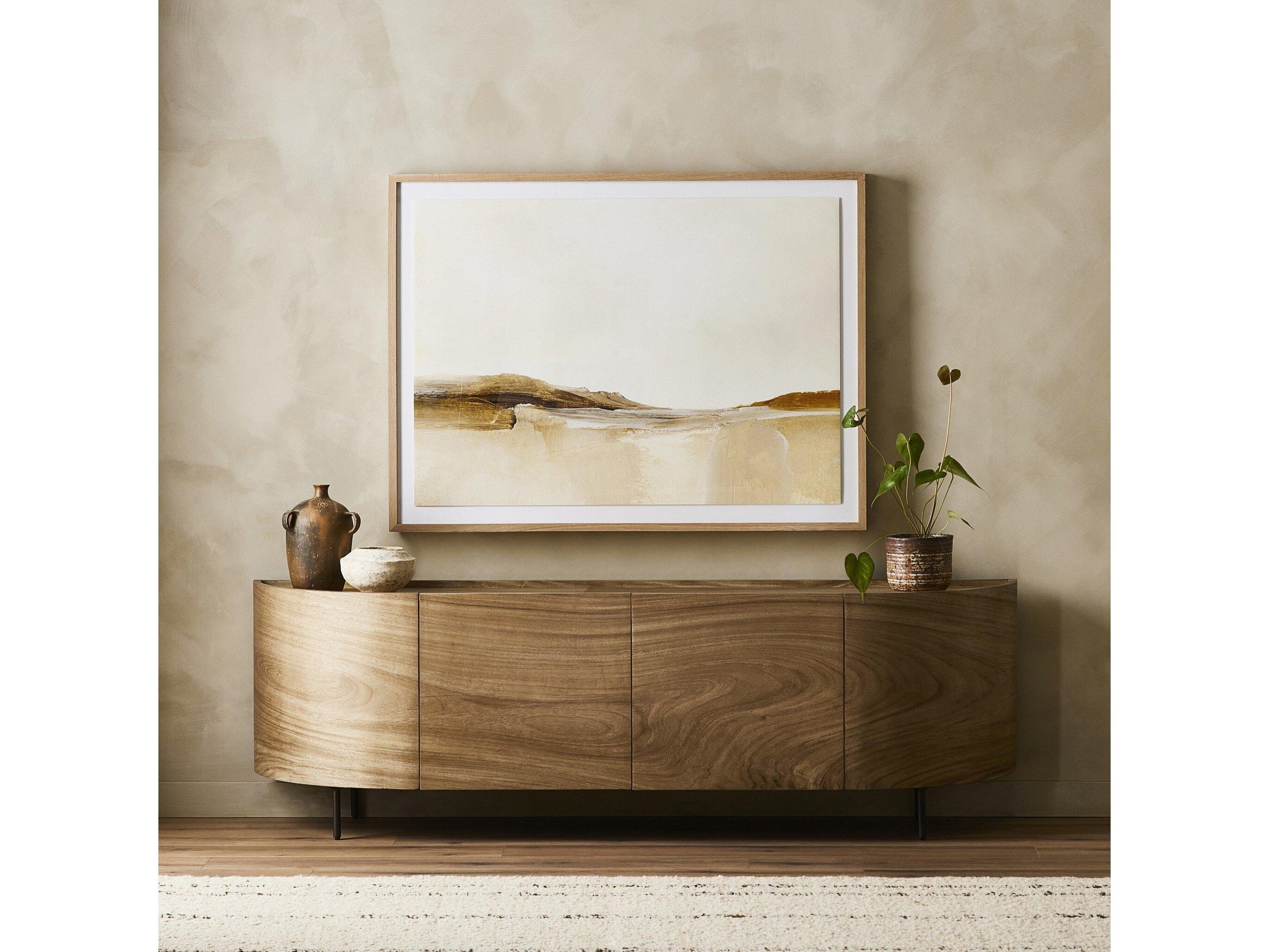 Four Hands Wesson Lunas 77" Gold Guanacaste Sideboard