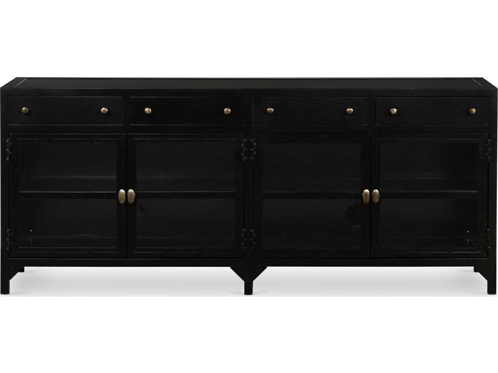 Four Hands Belmont Shadow Box Rectangular Wood Console Table