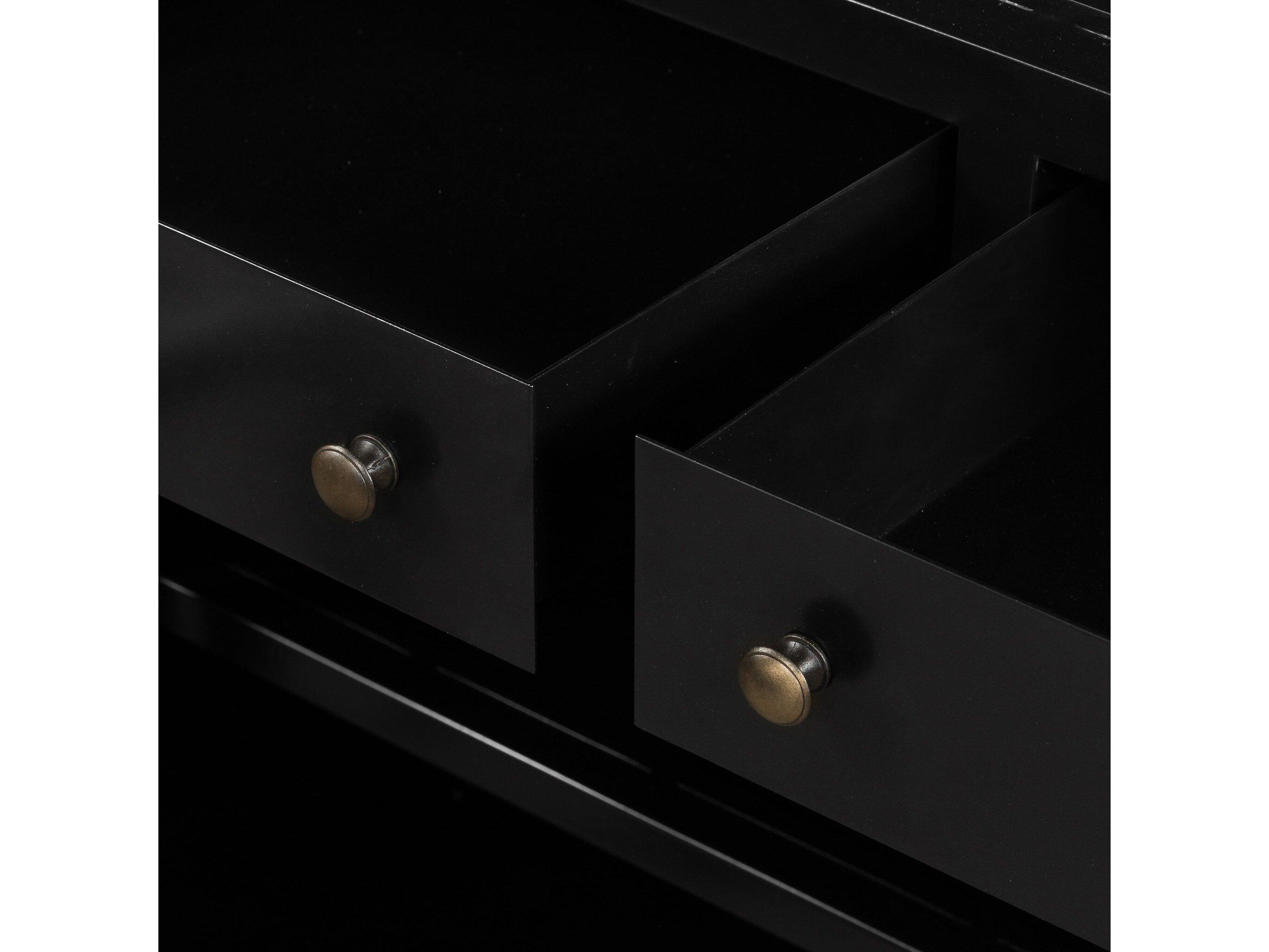 Four Hands Belmont Shadow Box Rectangular Wood Console Table