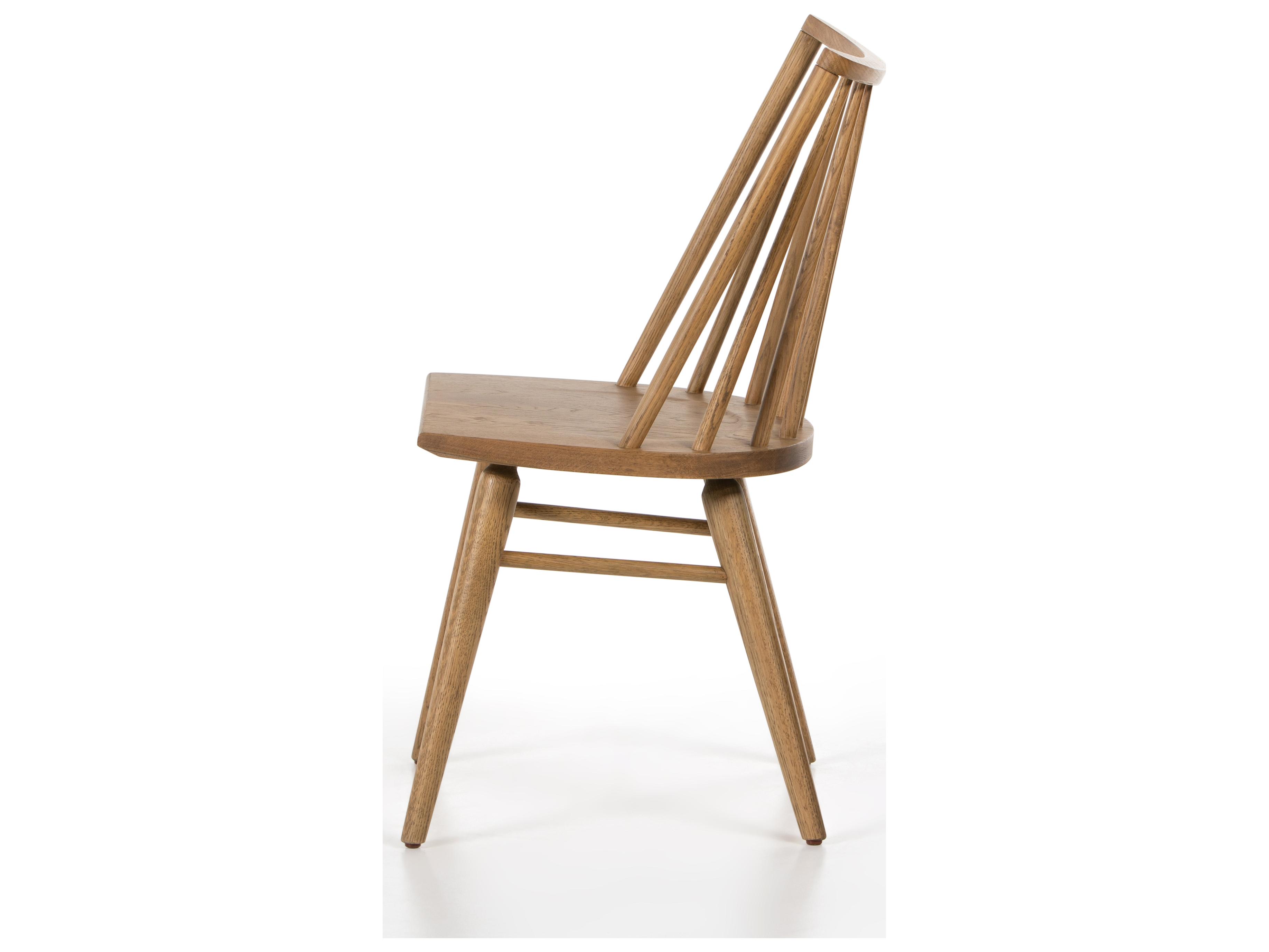 Four Hands Belfast Oak Wood Side Dining Chair