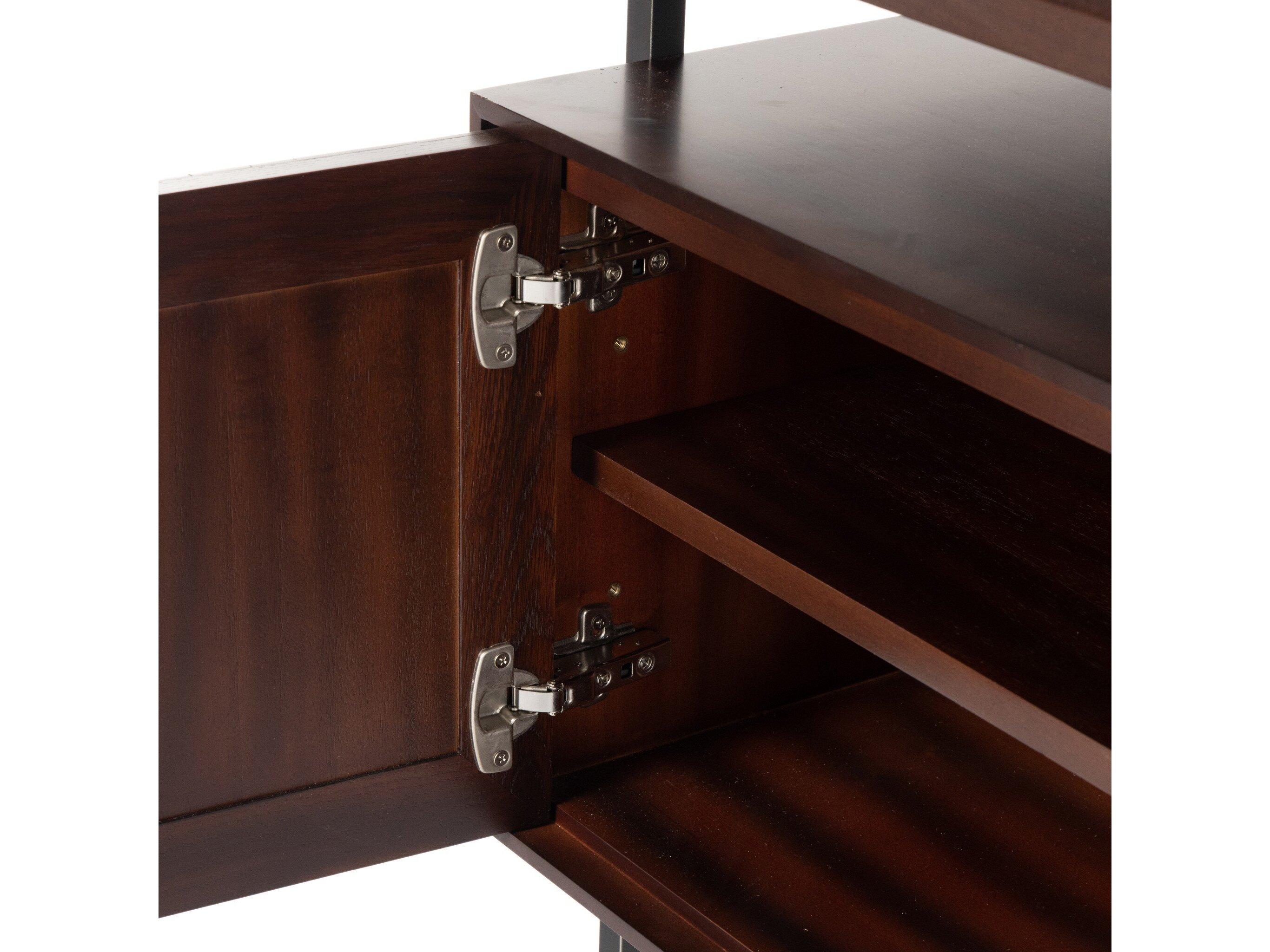 Four Hands Bina Lauren Brown Acacia Wood Executive Desk