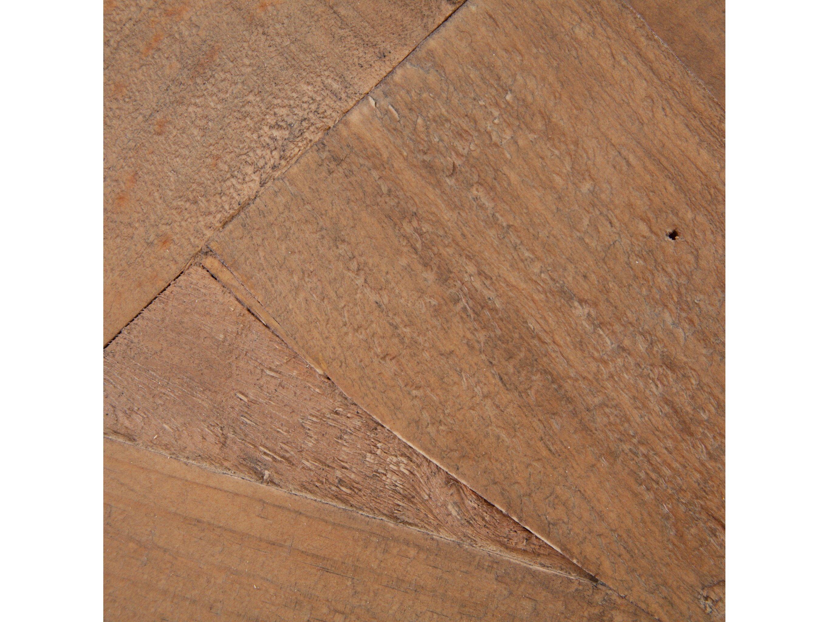 Four Hands Reclaimed Cintra Extendable Round Limestone White Driftwood Natural Dining Table