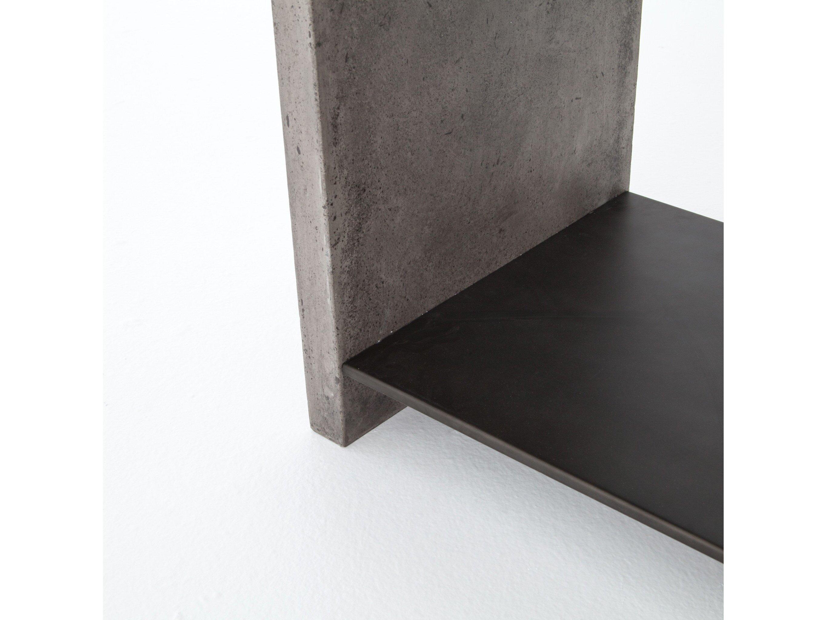 Four Hands Everett Hugo Rectangular Concrete End Table