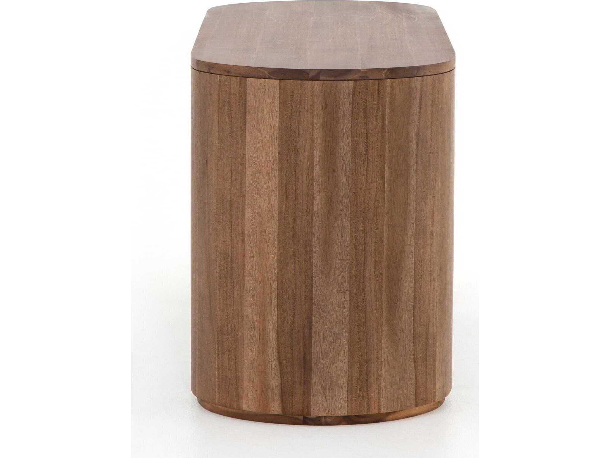 Four Hands Filmore Pilar Caramel Brown Veneer Acacia Wood Computer Desk