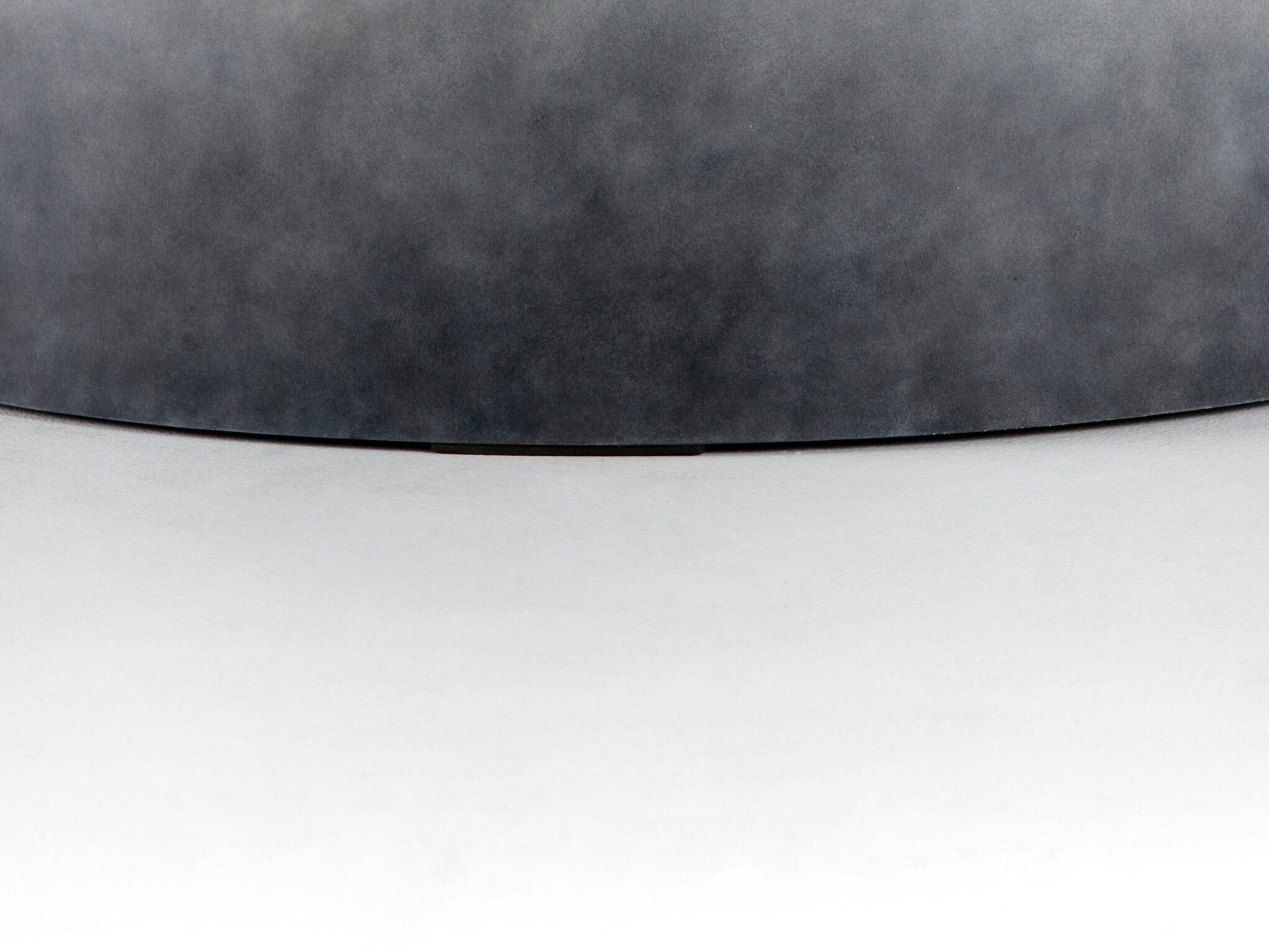 Four Hands Thayer Sheridan Round Concrete Indigo Ombre Coffee Table