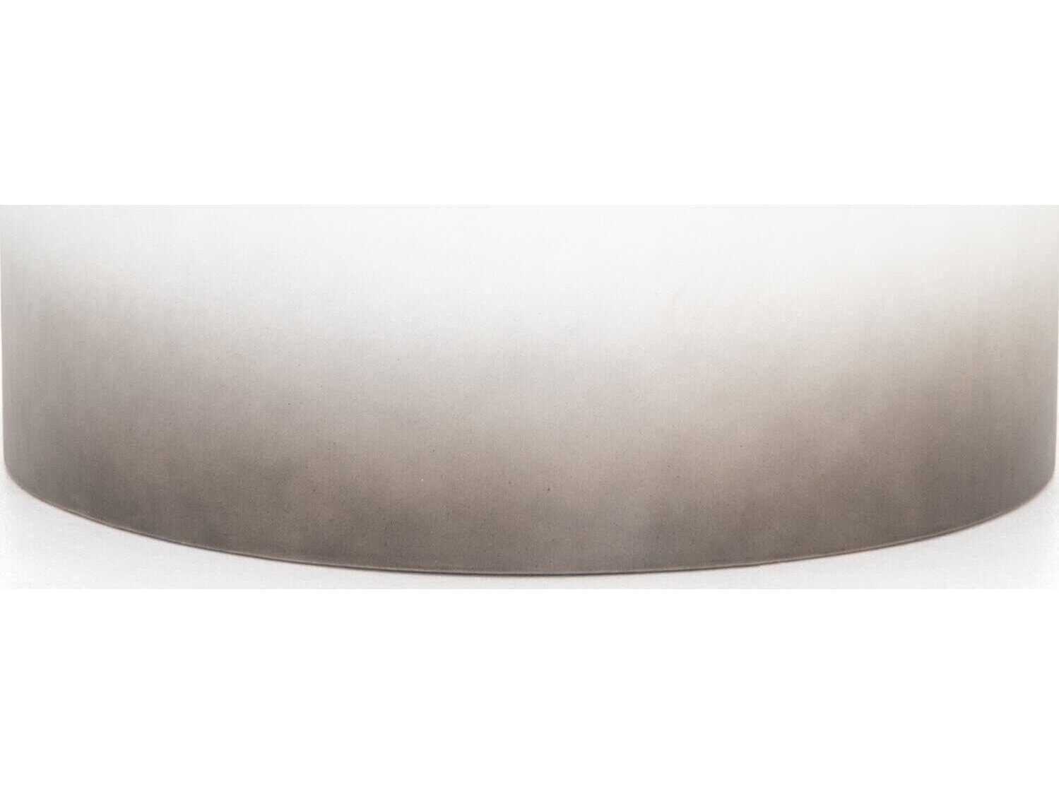 Four Hands Thayer Sheridan Round Concrete Slate Grey Ombre Coffee Table