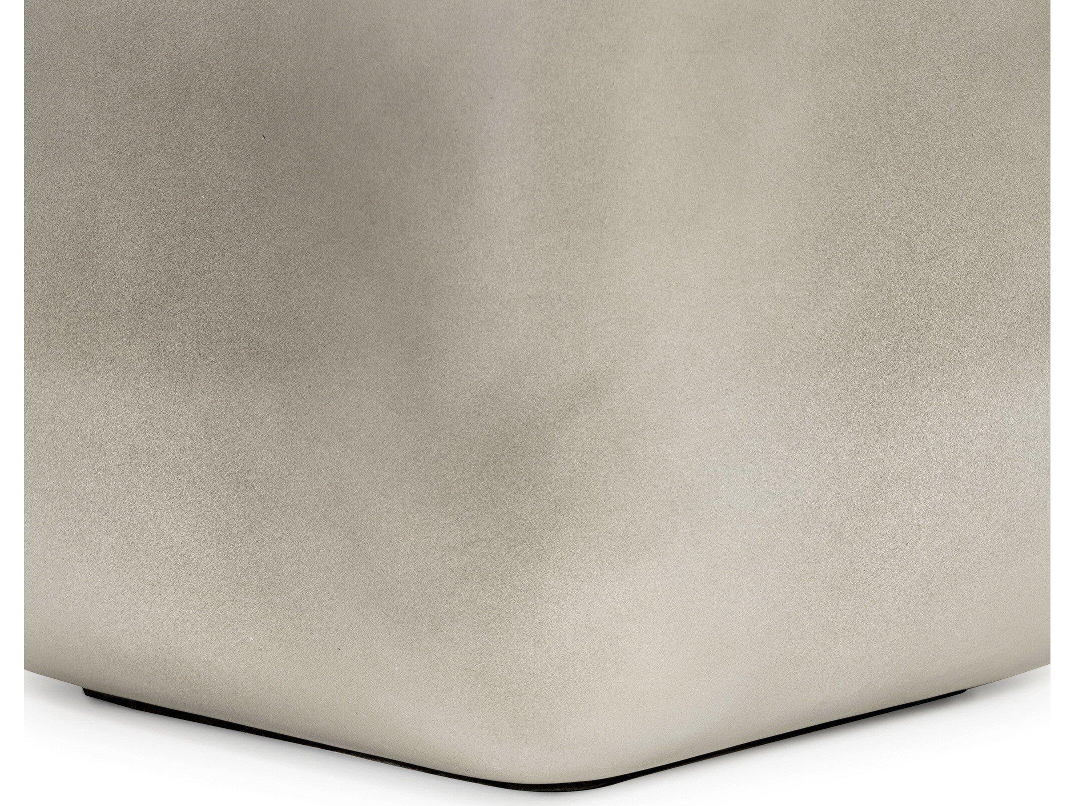 Four Hands Thayer Ivan Square Planter-Grey Concrete