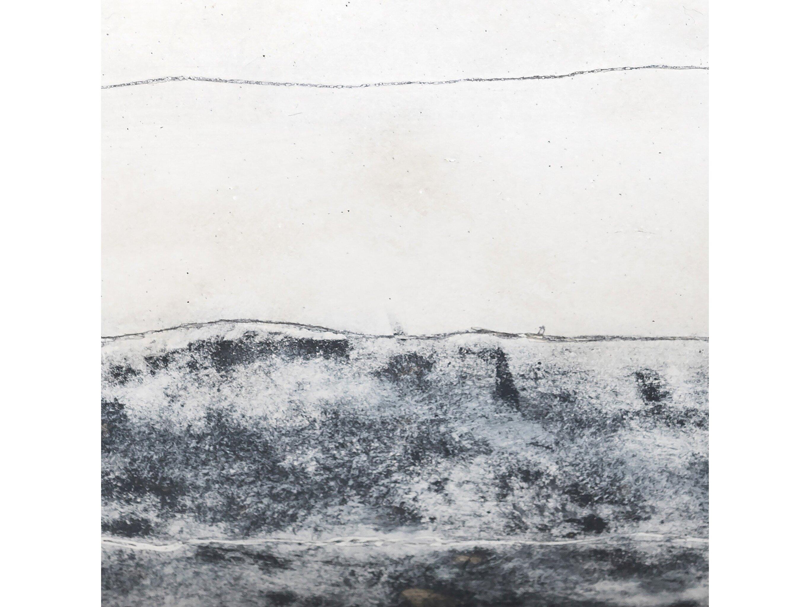 Four Hands Thayer Ingall Square Planter-Grey Ombre