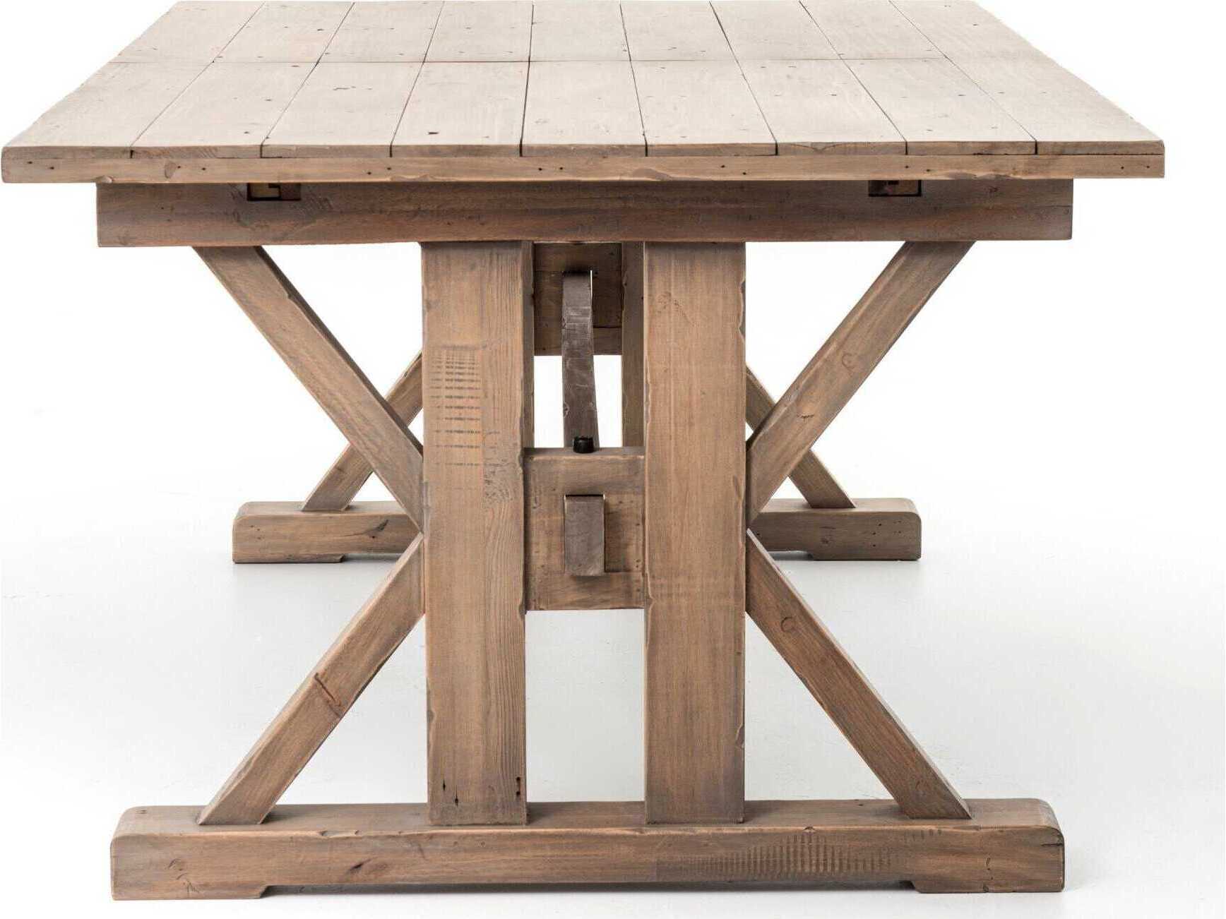 Four Hands Tuscanspring Rectangular Wood Sundried Wheat Dining Table