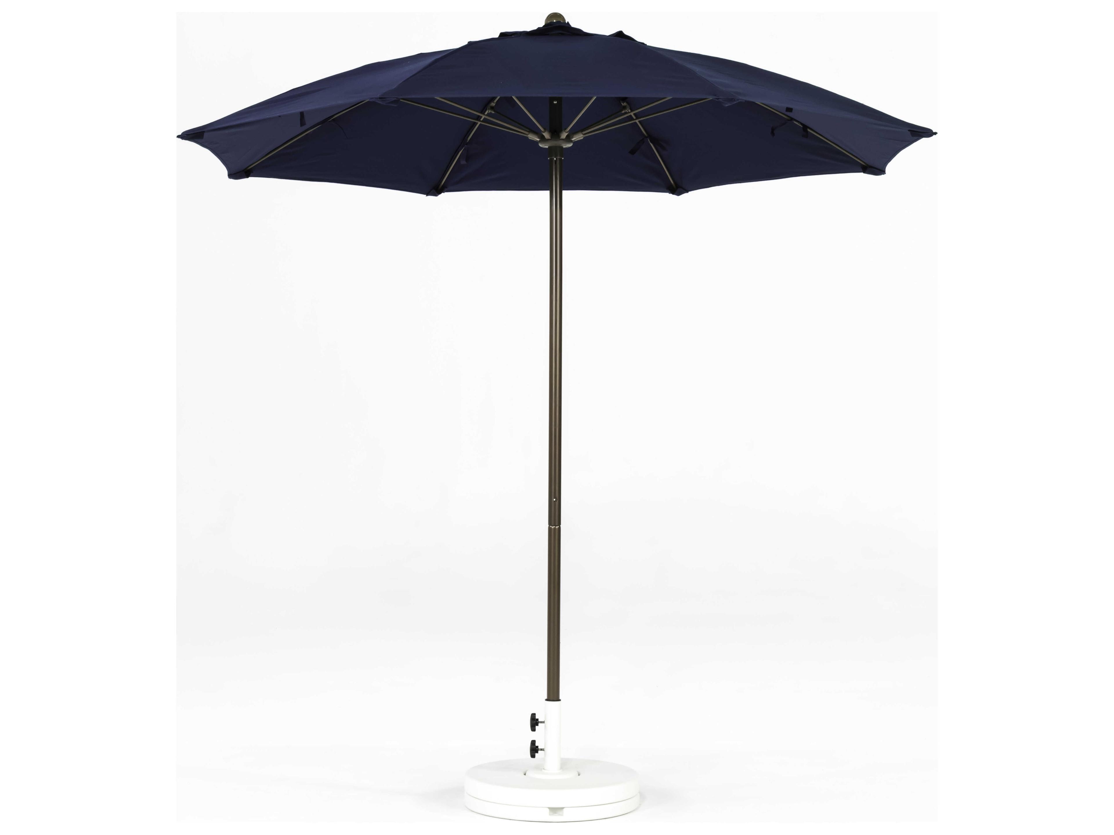 Frankford Catalina Custom Fiberglass 7.5 Foot Octagon Manual Lift Patio Umbrella