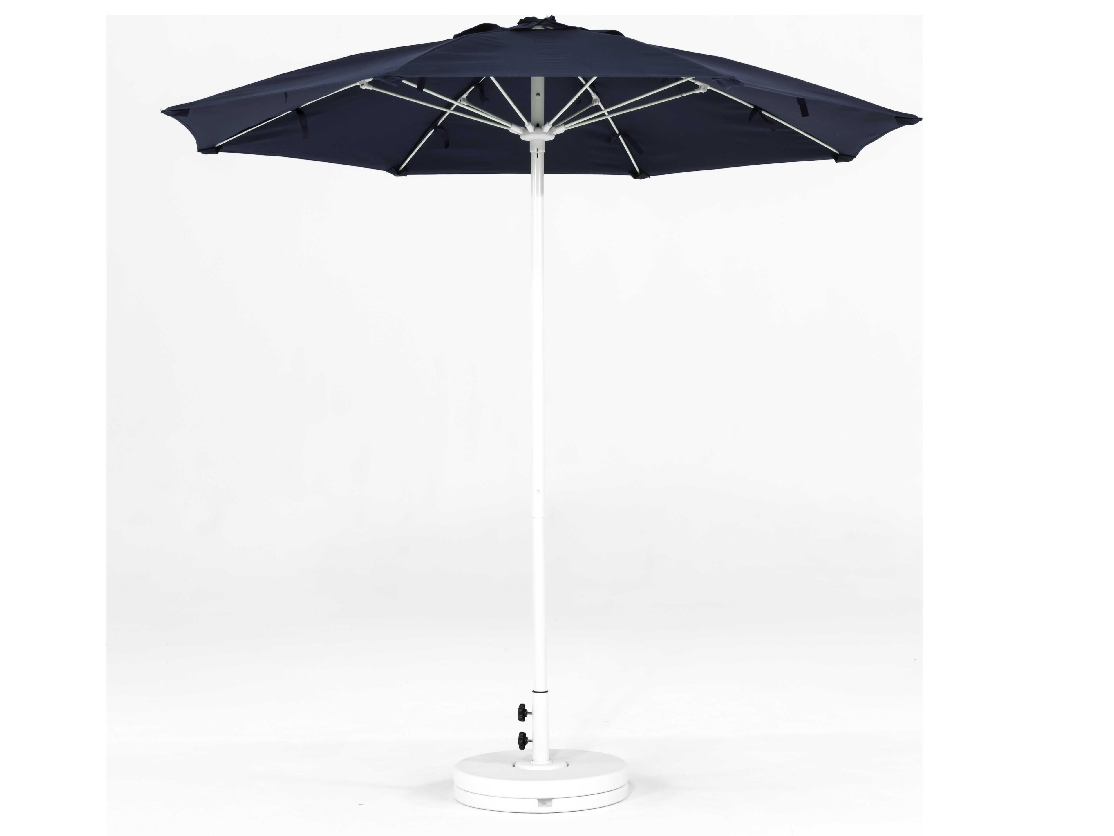 Frankford Catalina Custom Fiberglass 7.5 Foot Octagon Manual Lift Patio Umbrella