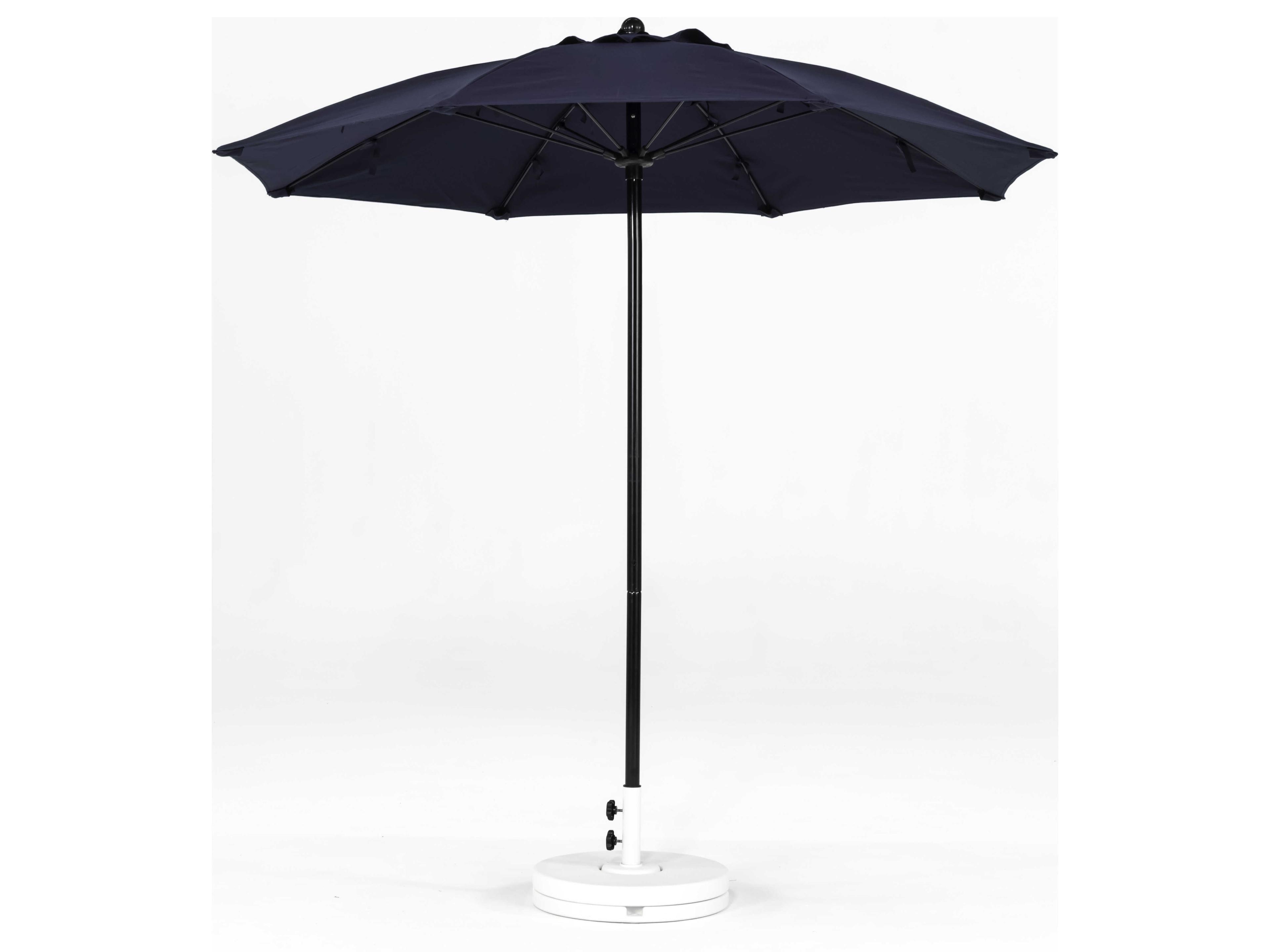 Frankford Catalina Custom Fiberglass 7.5 Foot Octagon Manual Lift Patio Umbrella