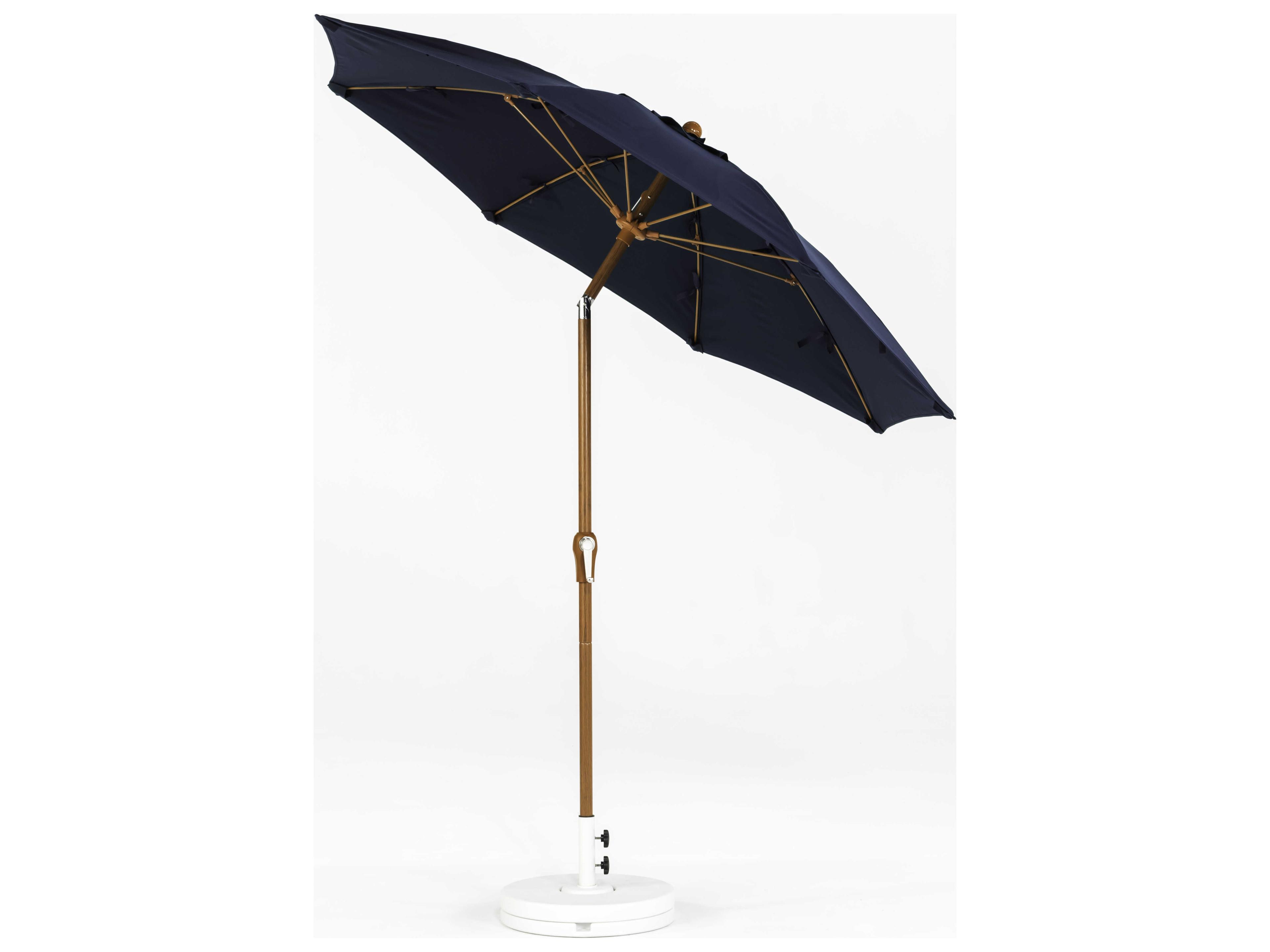 Frankford Catalina Custom Fiberglass 7.5 Foot Octagon Crank Tilt Patio Umbrella