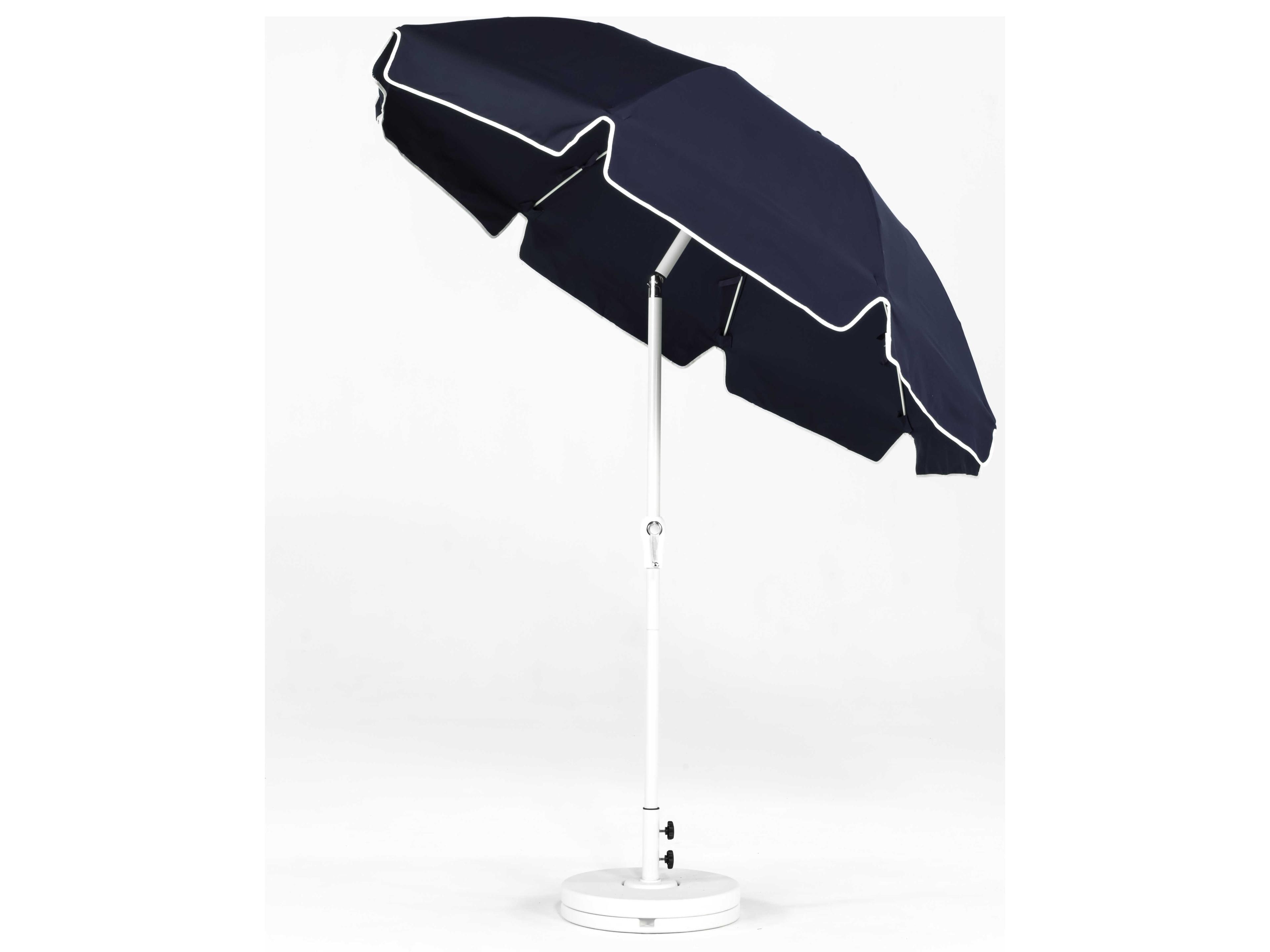 Frankford Catalina Custom Fiberglass 7.5 Foot Octagon Crank Tilt Patio Umbrella