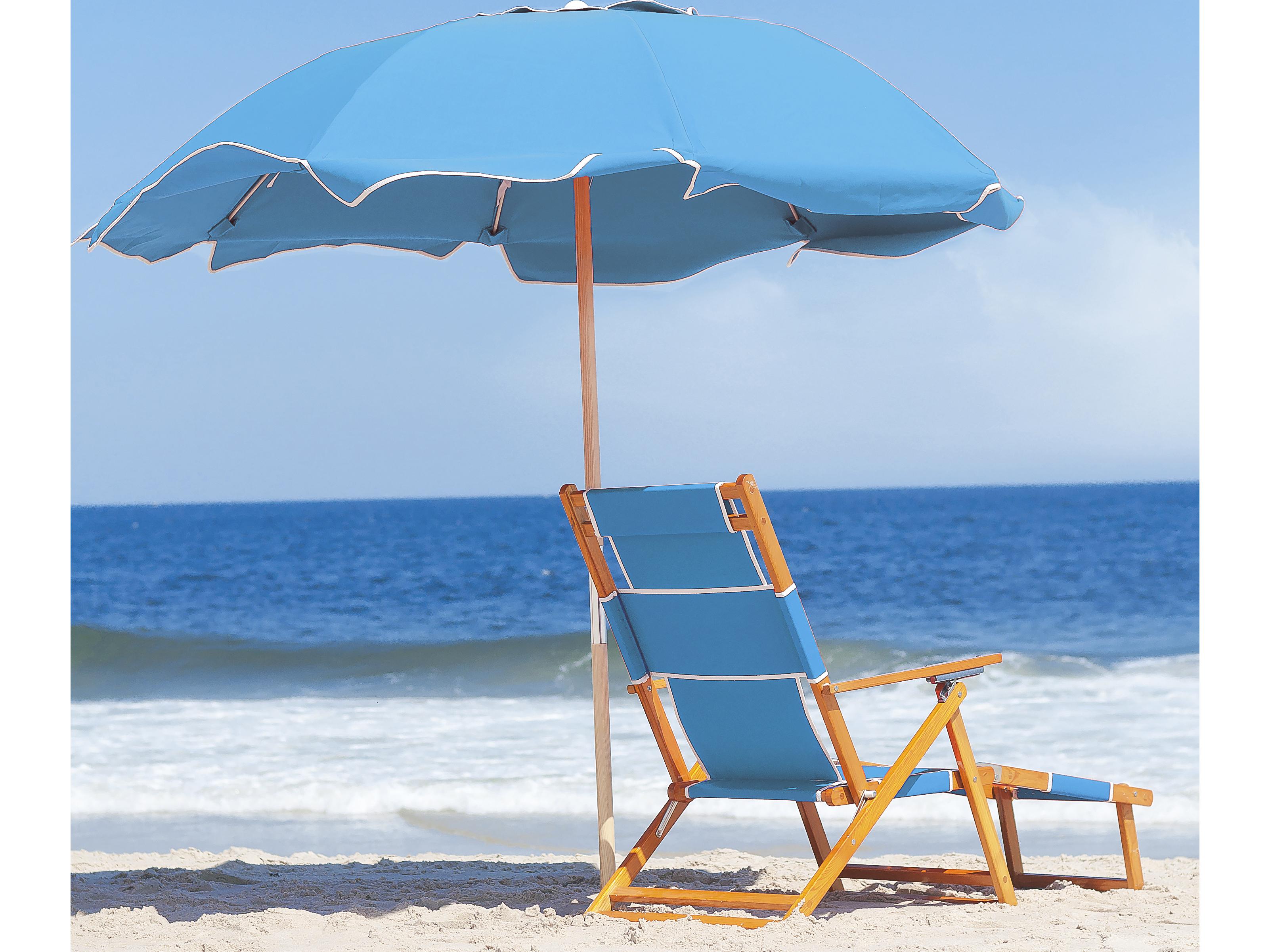 Frankford Quick Ship Avalon Fiberglass Beach 7.5 Foot Octagon Manual Lift Outdoor Patio Umbrella