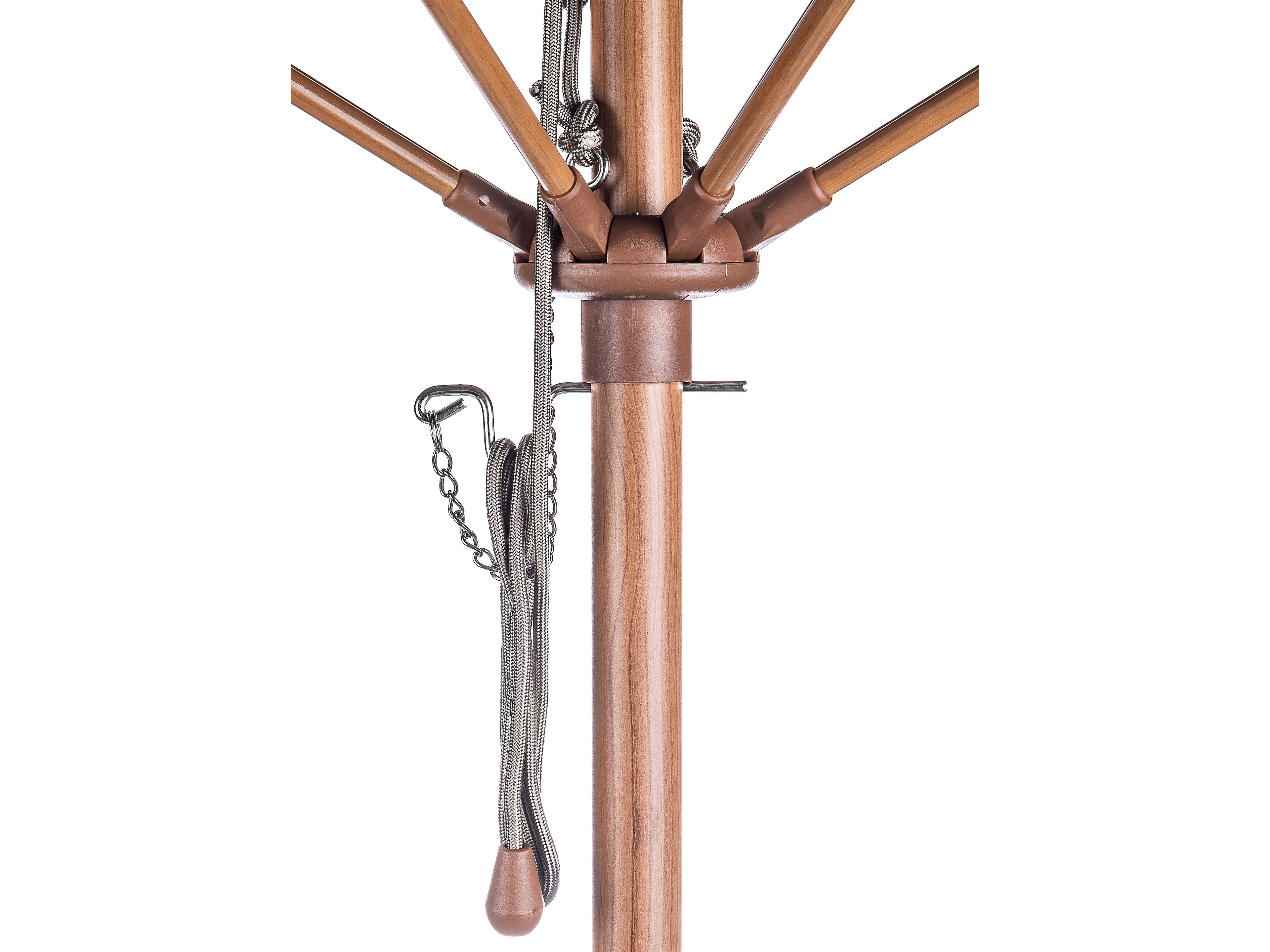 Frankford Patio Umbrellas Monterey 7.5 Octagon Pulley Lift Patio Umbrella - Nonstocked Stripe