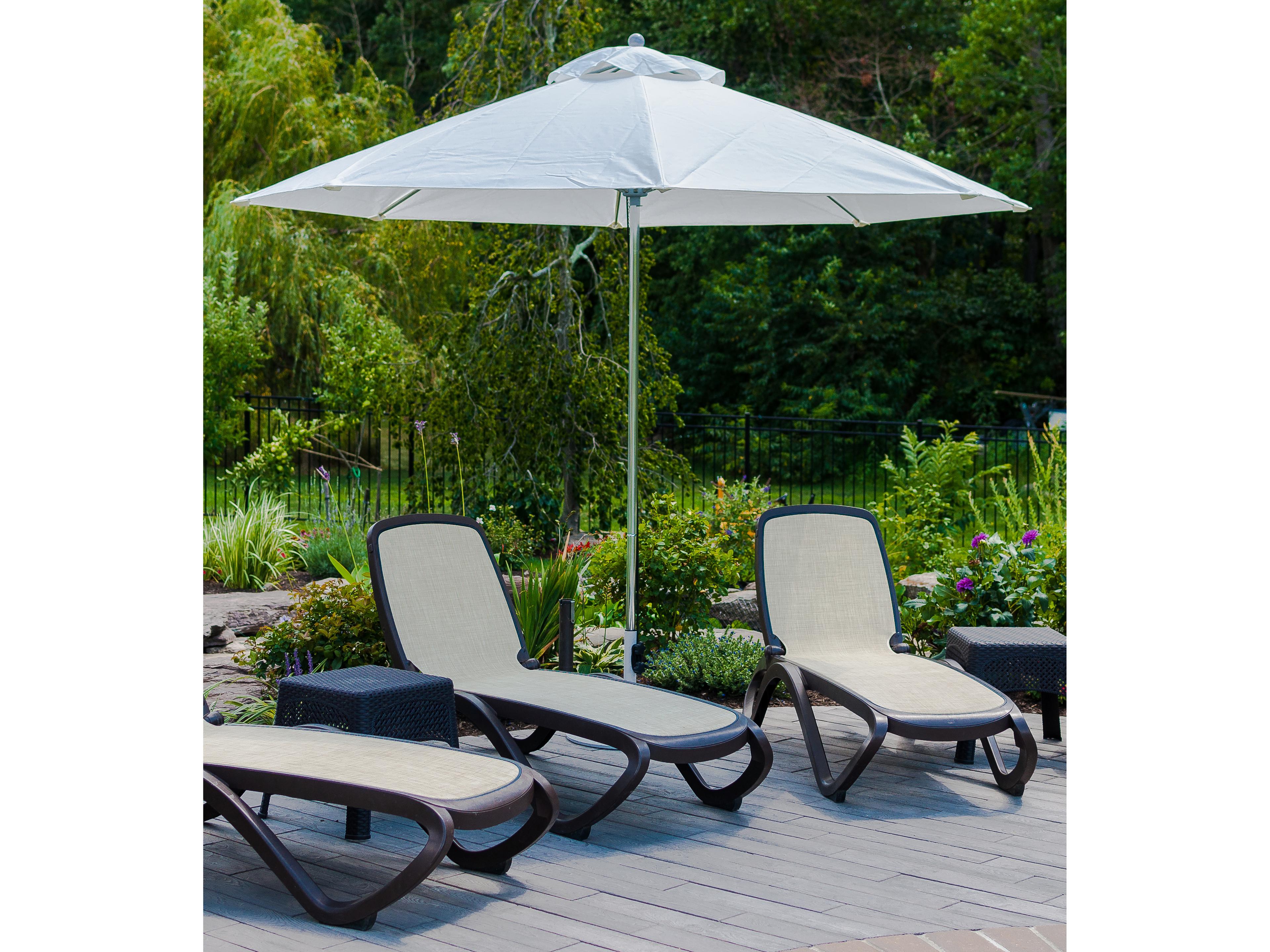 Frankford Quick Ship Monterey Market Fiberglass 11 Foot Octagon Pulley Lift Outdoor Umbrella