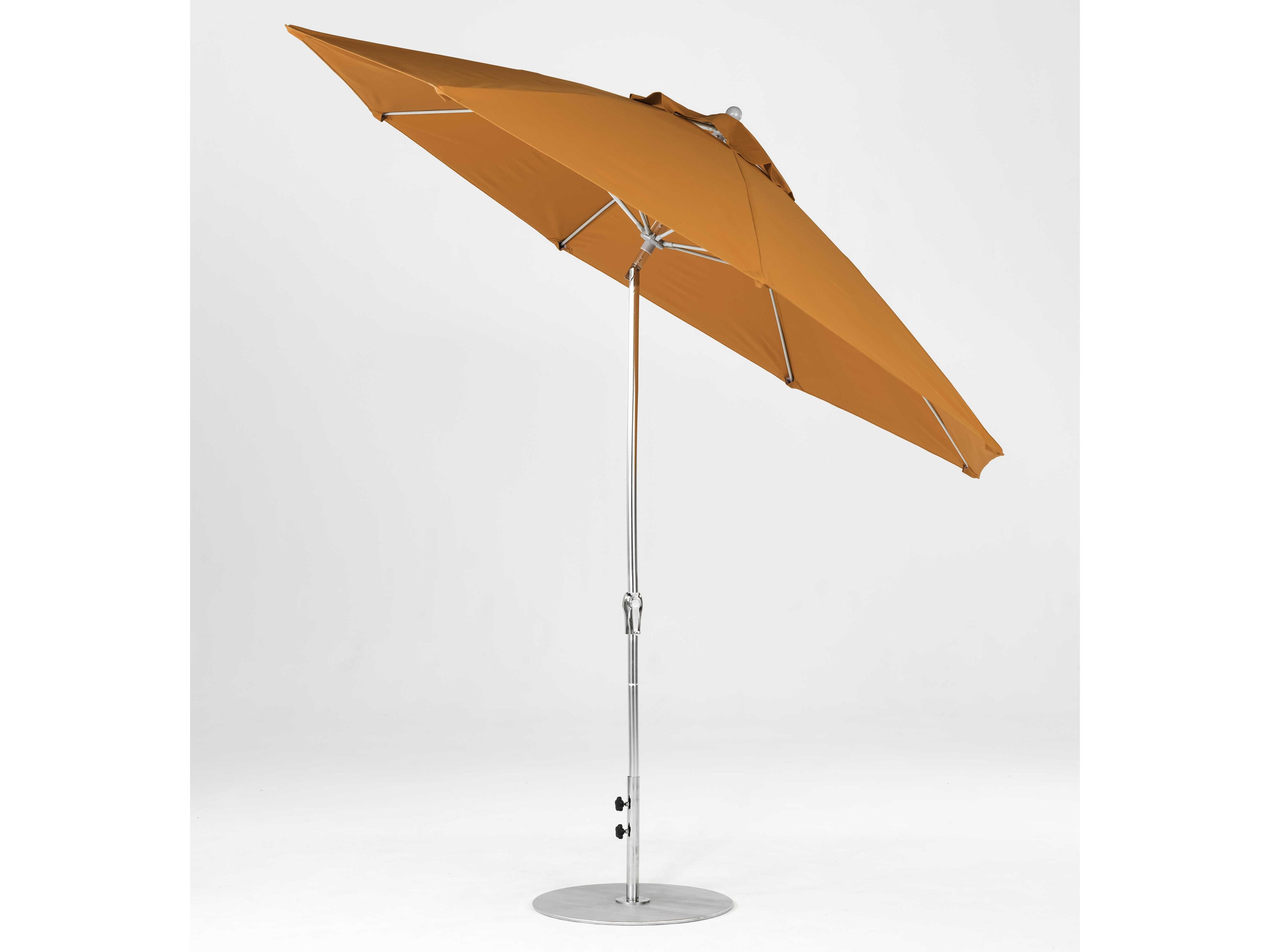 Frankford Quick Ship Monterey Market Fiberglass 11 Foot Octagon Crank Auto Tilt Outdoor Patio Umbrella
