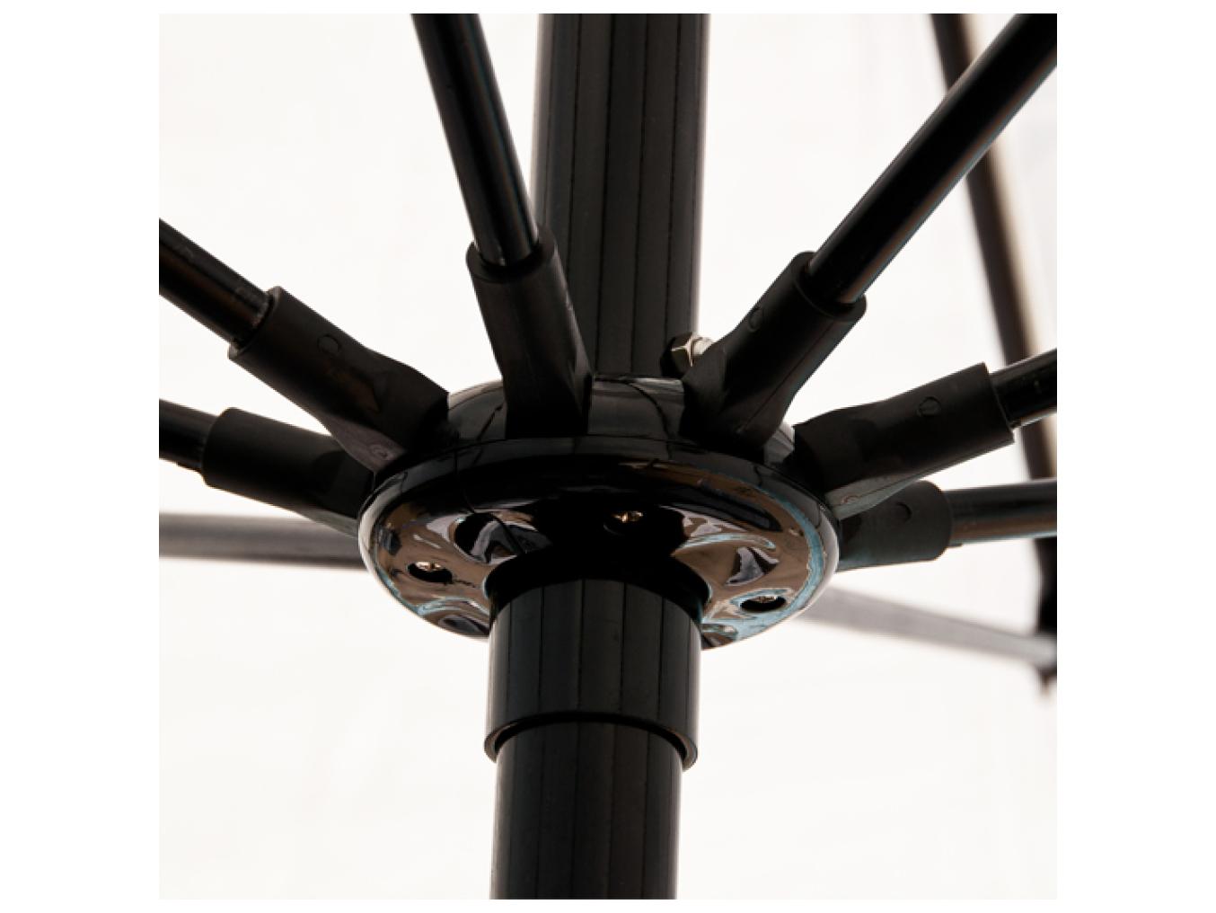 Frankford Patio Umbrellas Monterey Fiberglass Market 8 x 10 Foot Rectangular Crank Auto Tilt Patio Umbrella