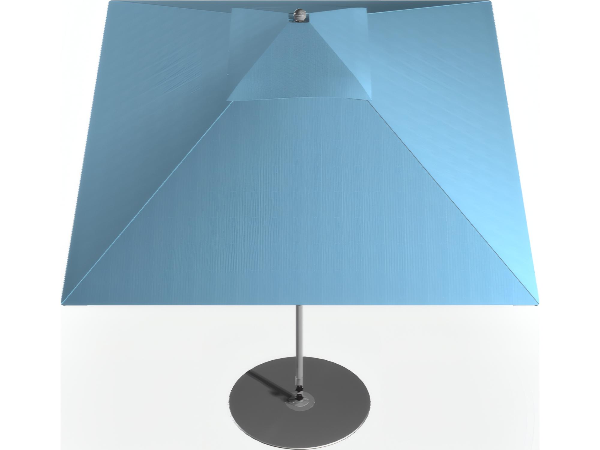 Frankford Umbrellas Monterey Fiberglass 11" x 8.5" Rectangular Patio Umbrella