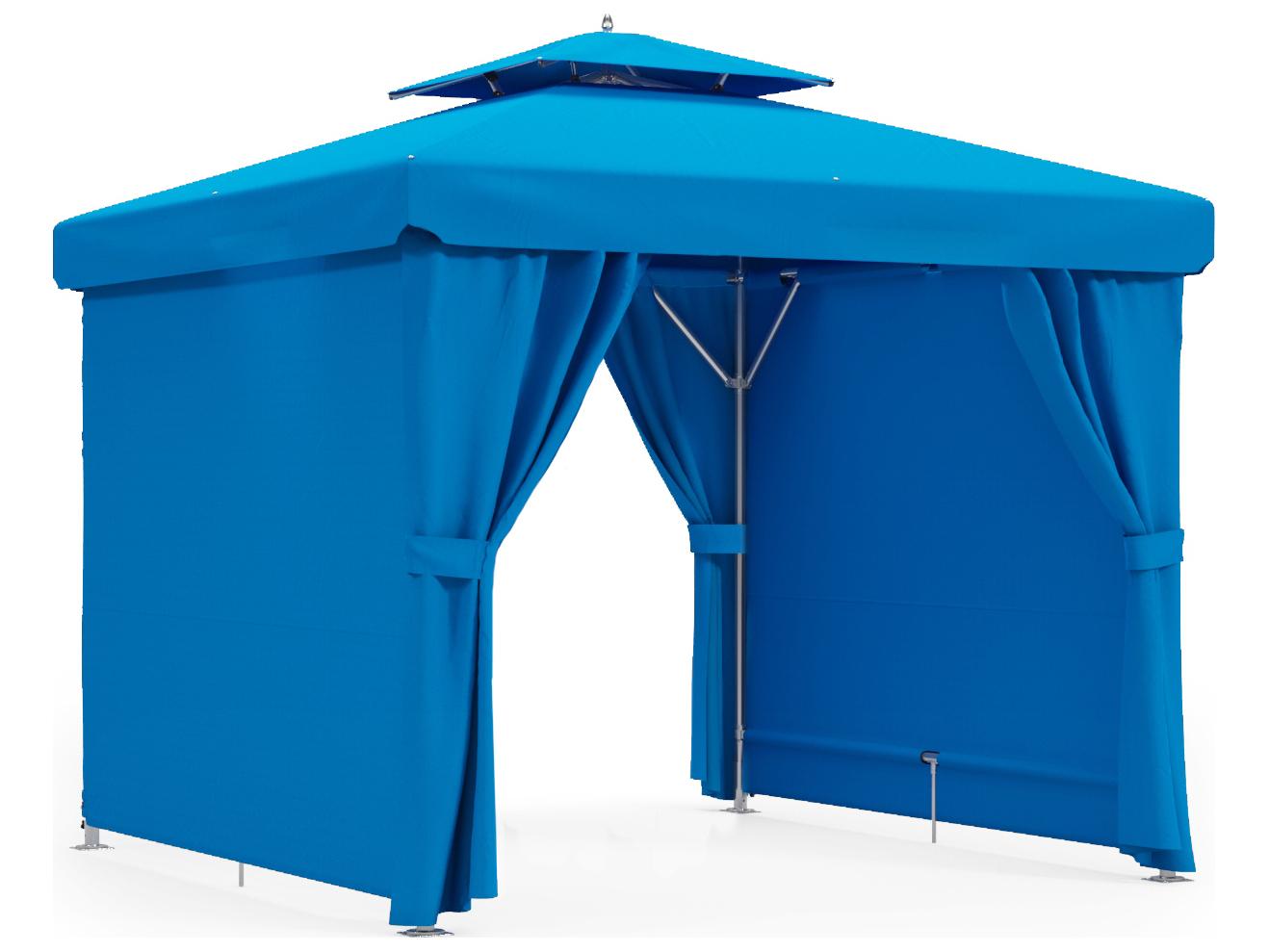 Frankford Umbrellas Marella Aluminum 10" Square Luxury Cabana